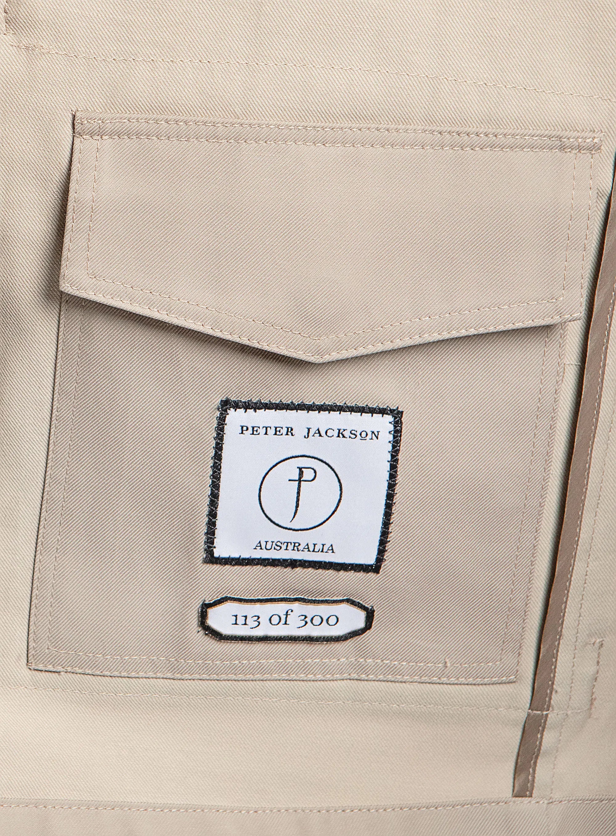 Genoa Taupe Technical Twill Field Jacket