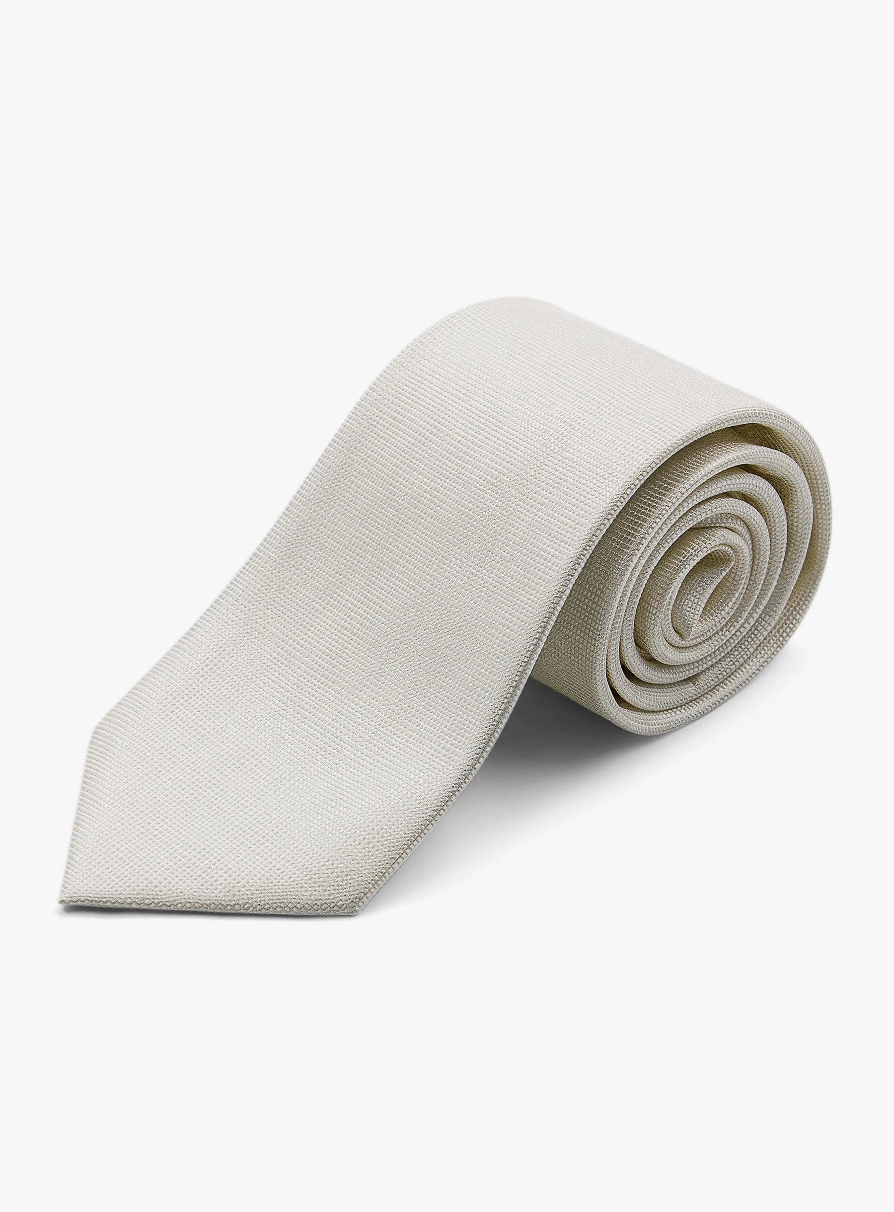 Ivory Textured Tie