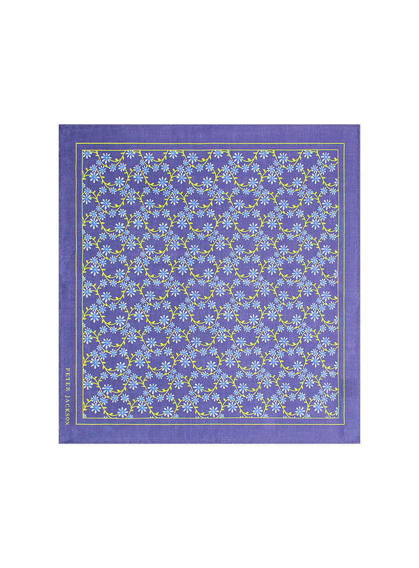Lavender Garden Pocket Square
