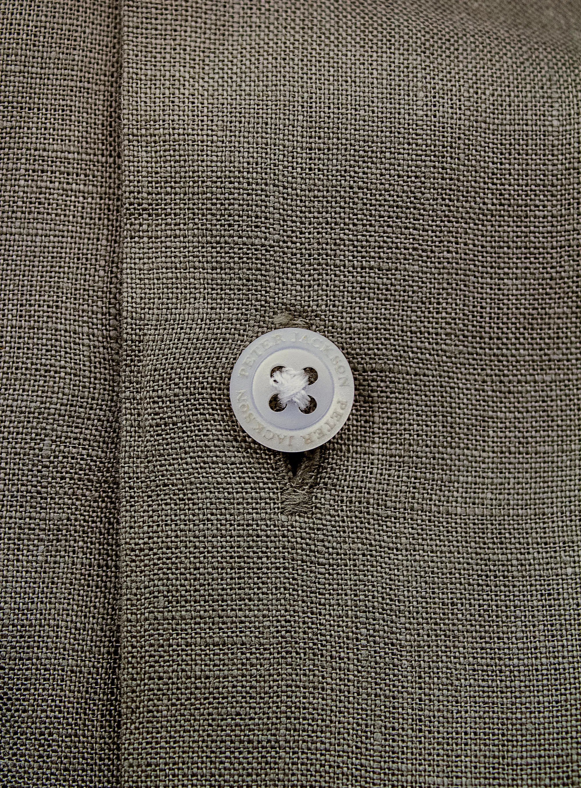 Linen Long Sleeve Khaki Shirt