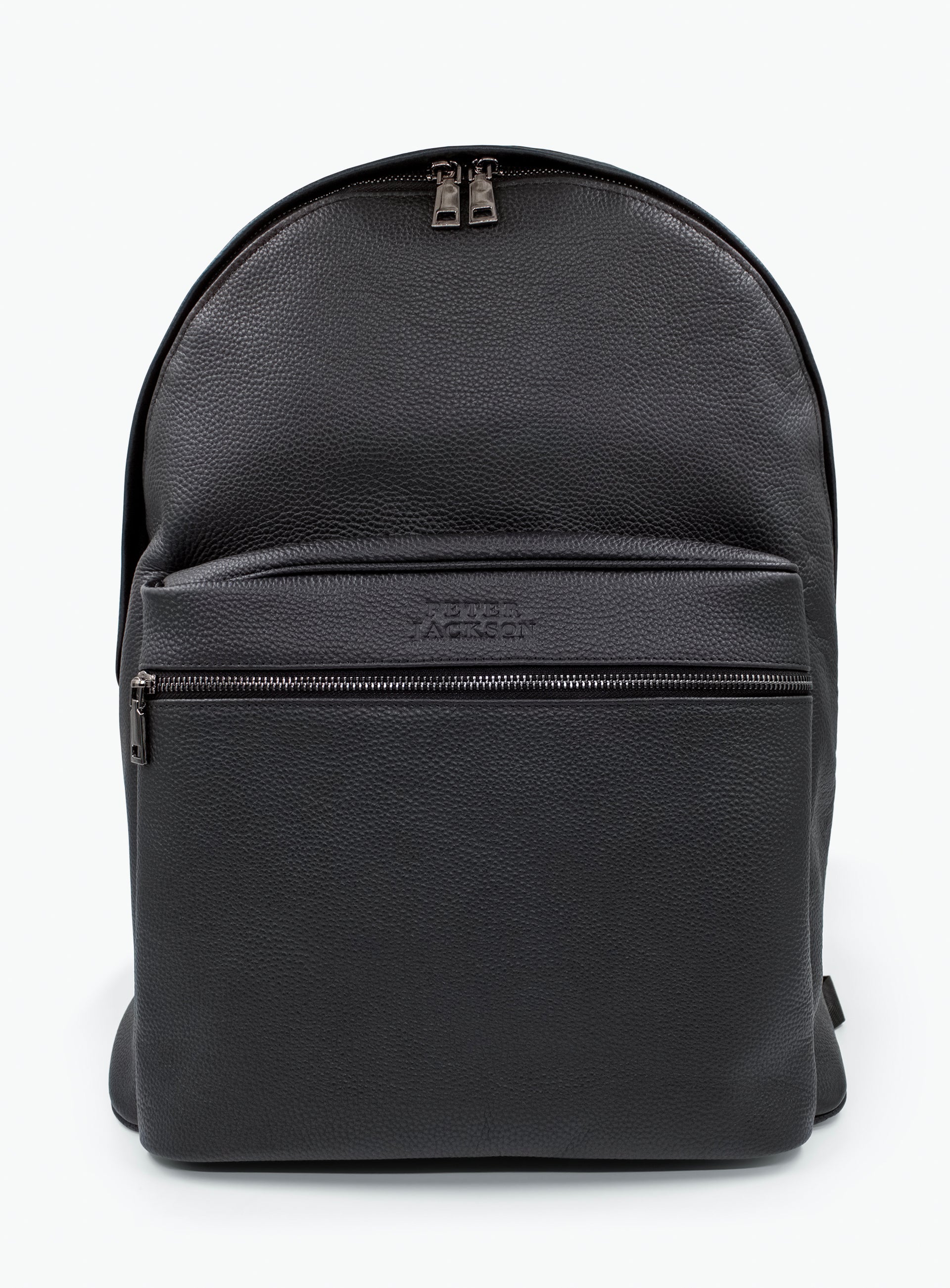 Firenze Leather Black Backpack