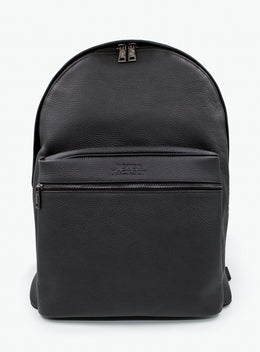 Firenze Leather Black Backpack