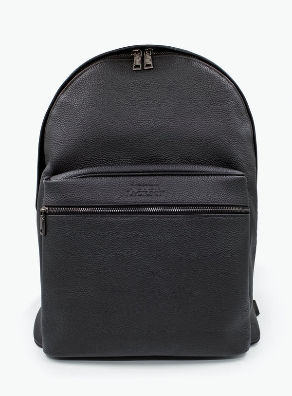 Firenze Leather Black Backpack