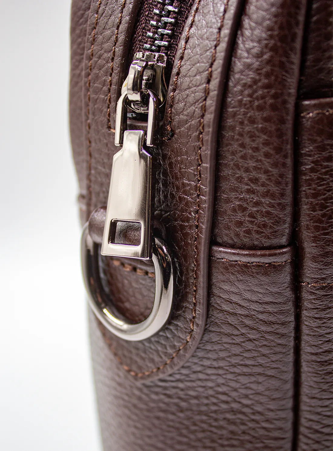 Aldo Brown Leather Briefcase