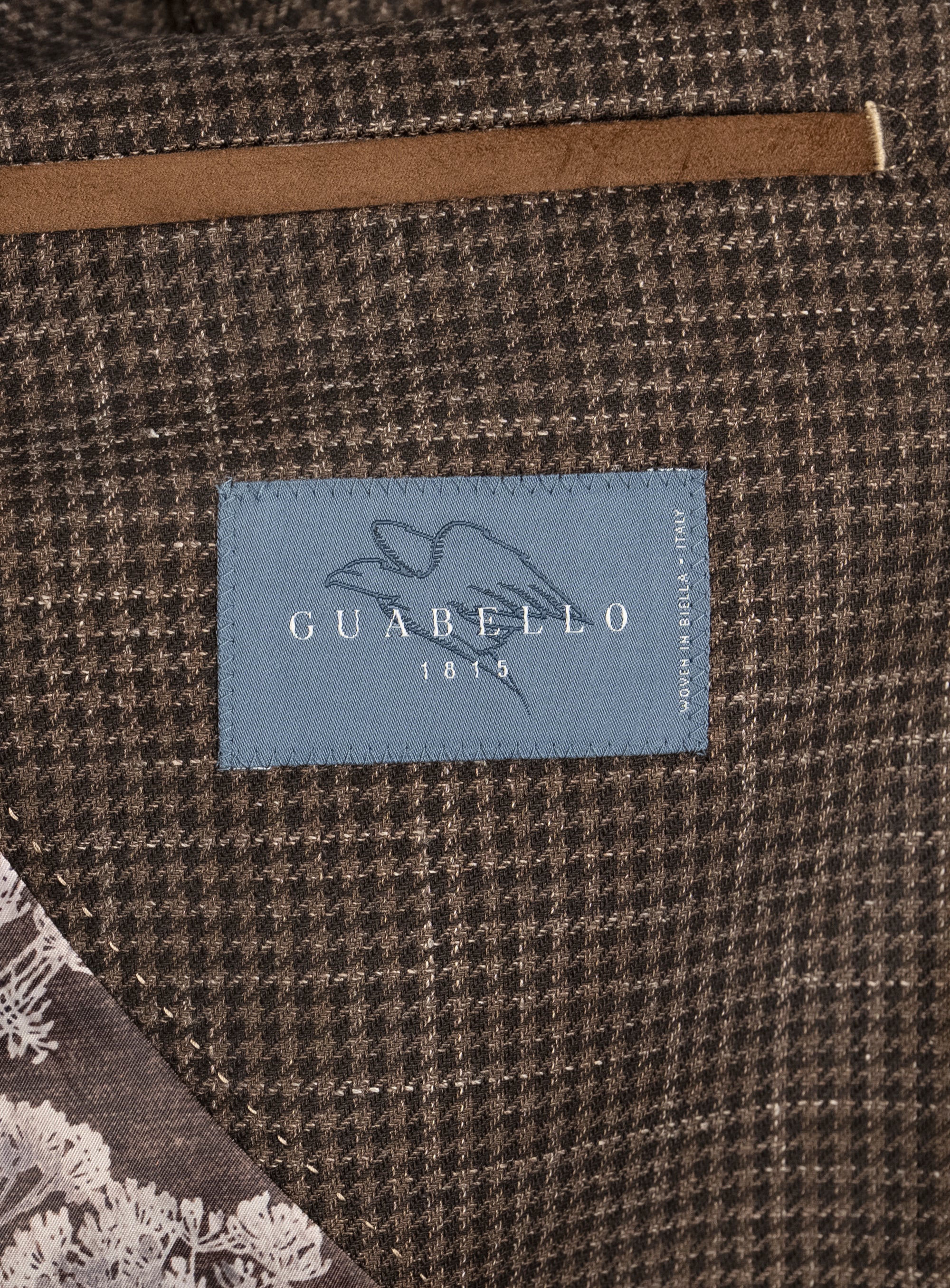 Vitale Houndstooth Brown Sport Jacket
