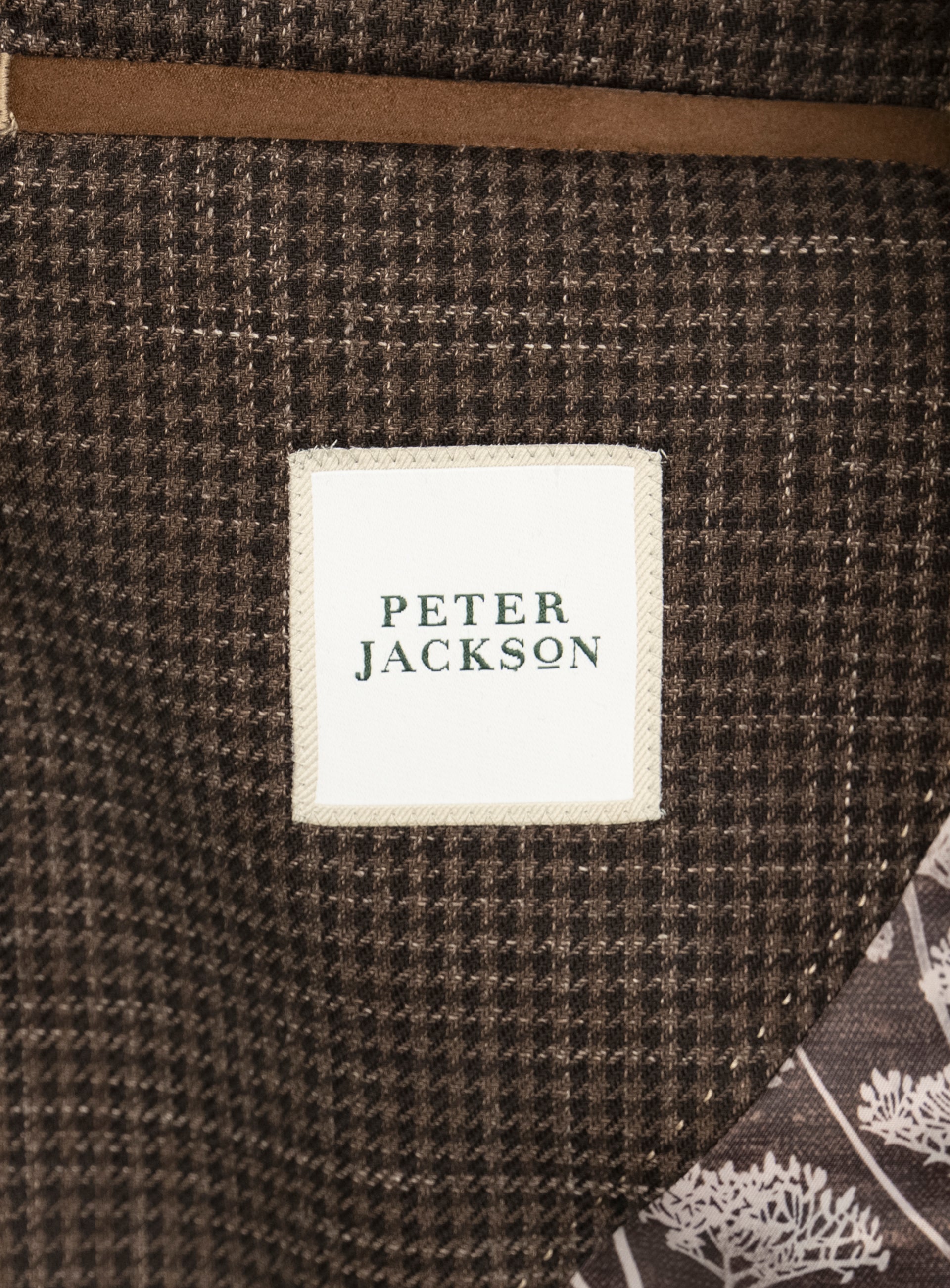 Vitale Houndstooth Brown Sport Jacket