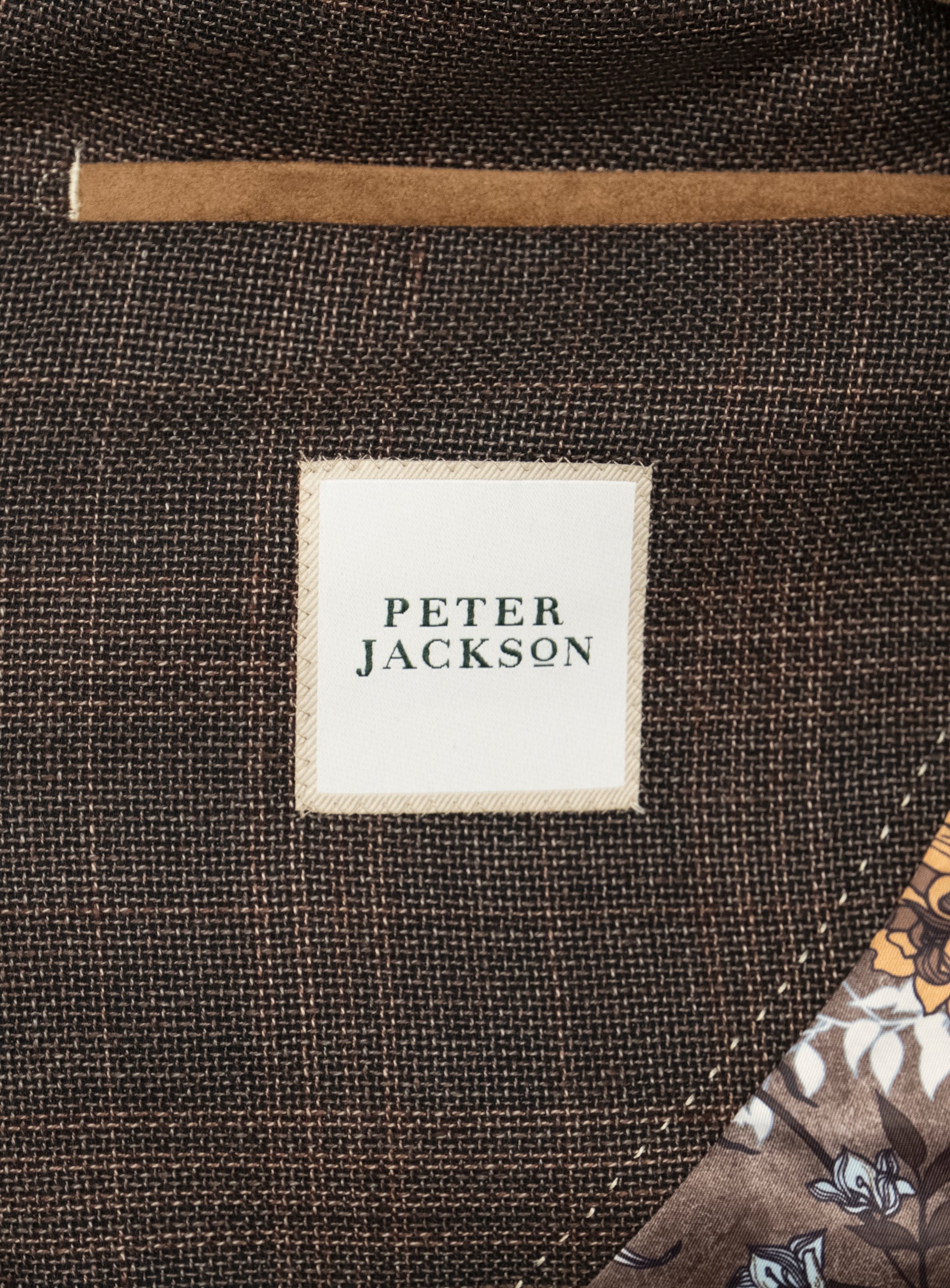 Vitale Plaid Brown Sport Jacket