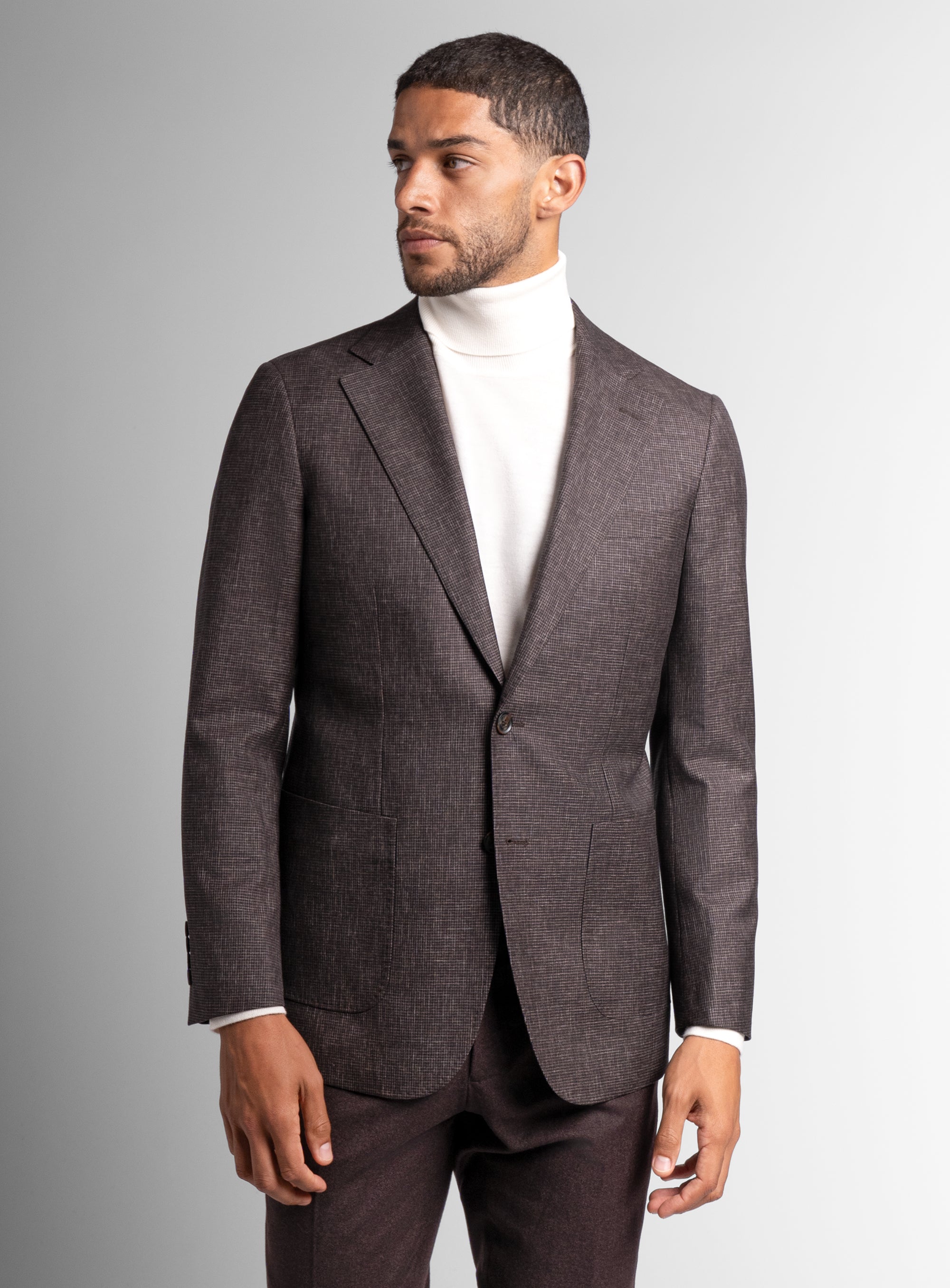 Mondovi Puppytooth Brown Jacket