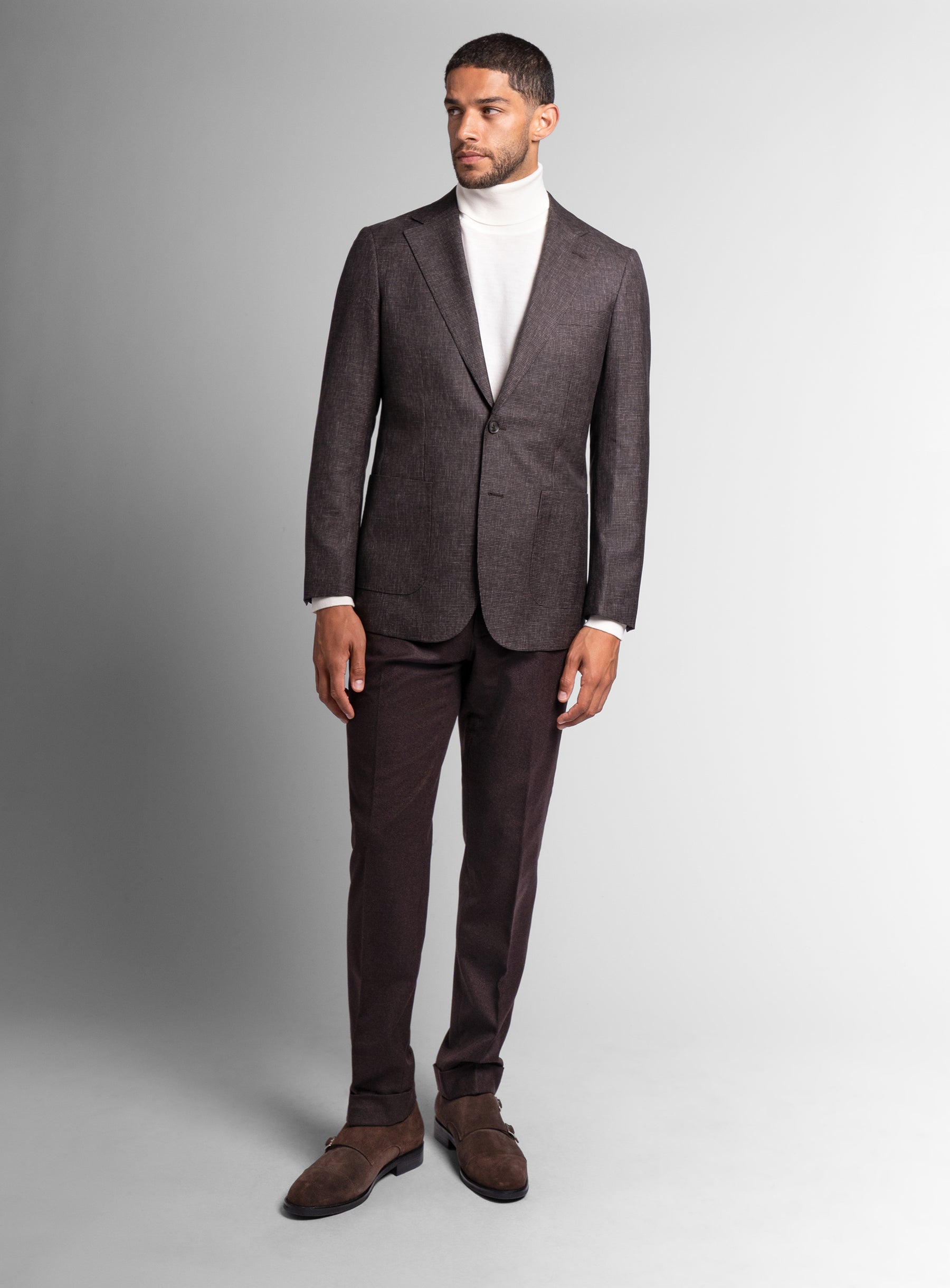 Mondovi Puppytooth Brown Jacket