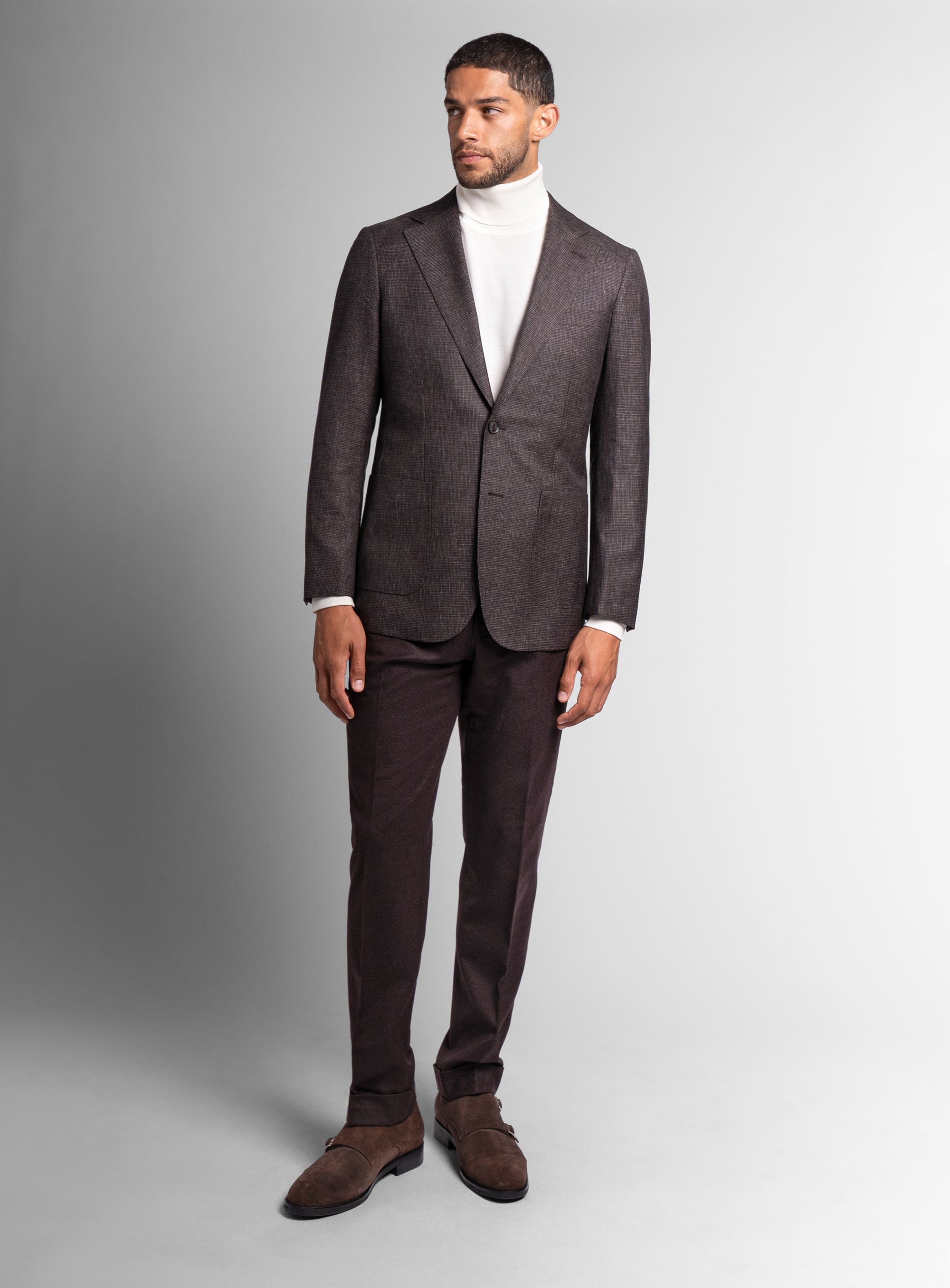 Mondovi Puppytooth Brown Jacket