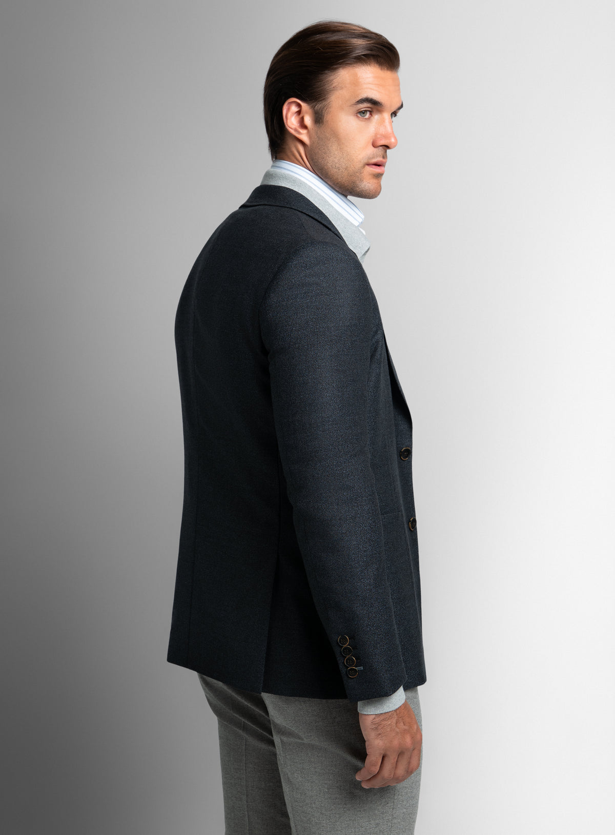 Trieste Micro Charcoal Sport Jacket
