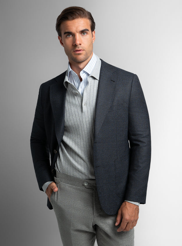 Trieste Micro Charcoal Sport Jacket