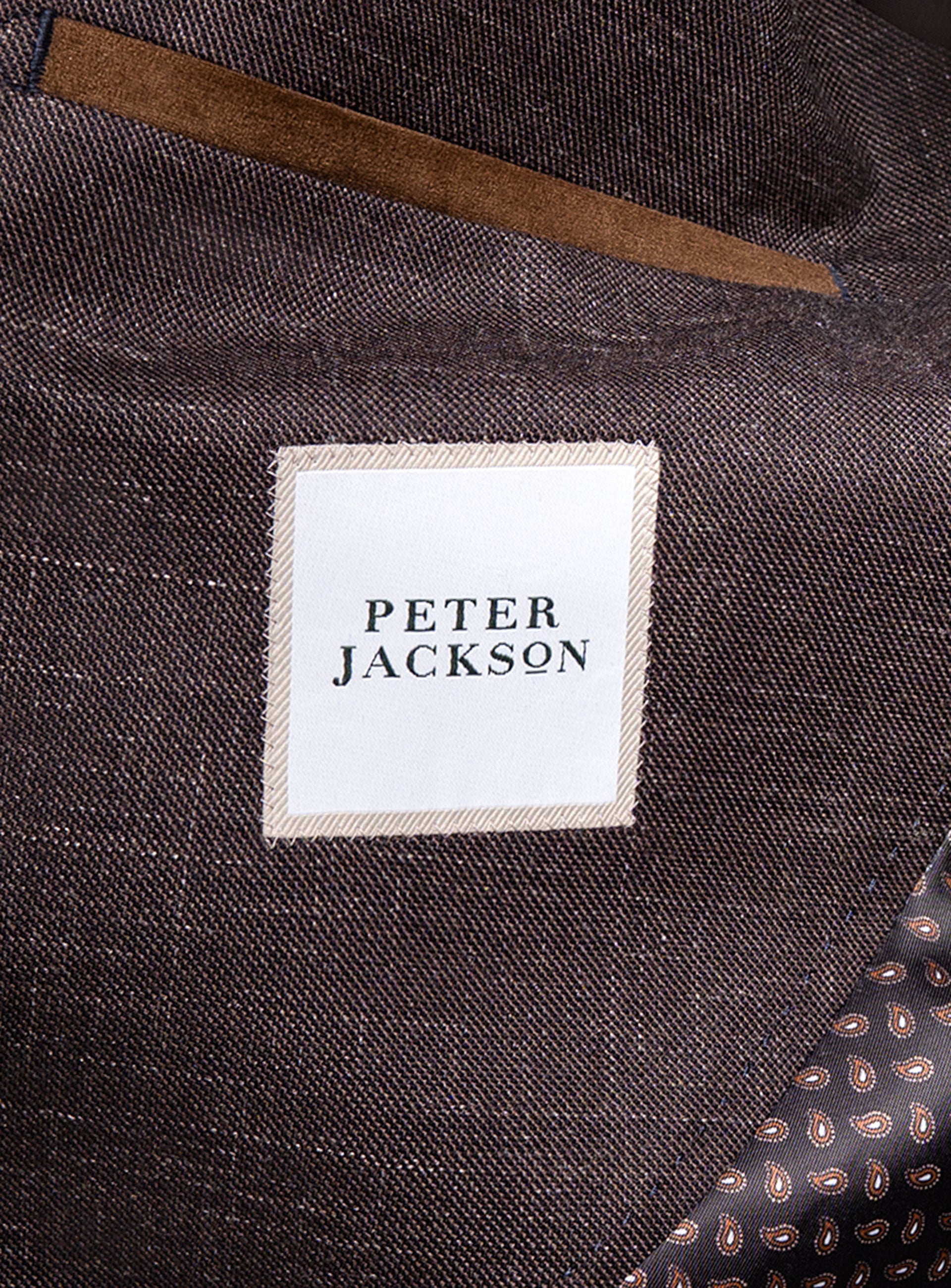 Portici Chocolate Brown Mouliné Sport Jacket