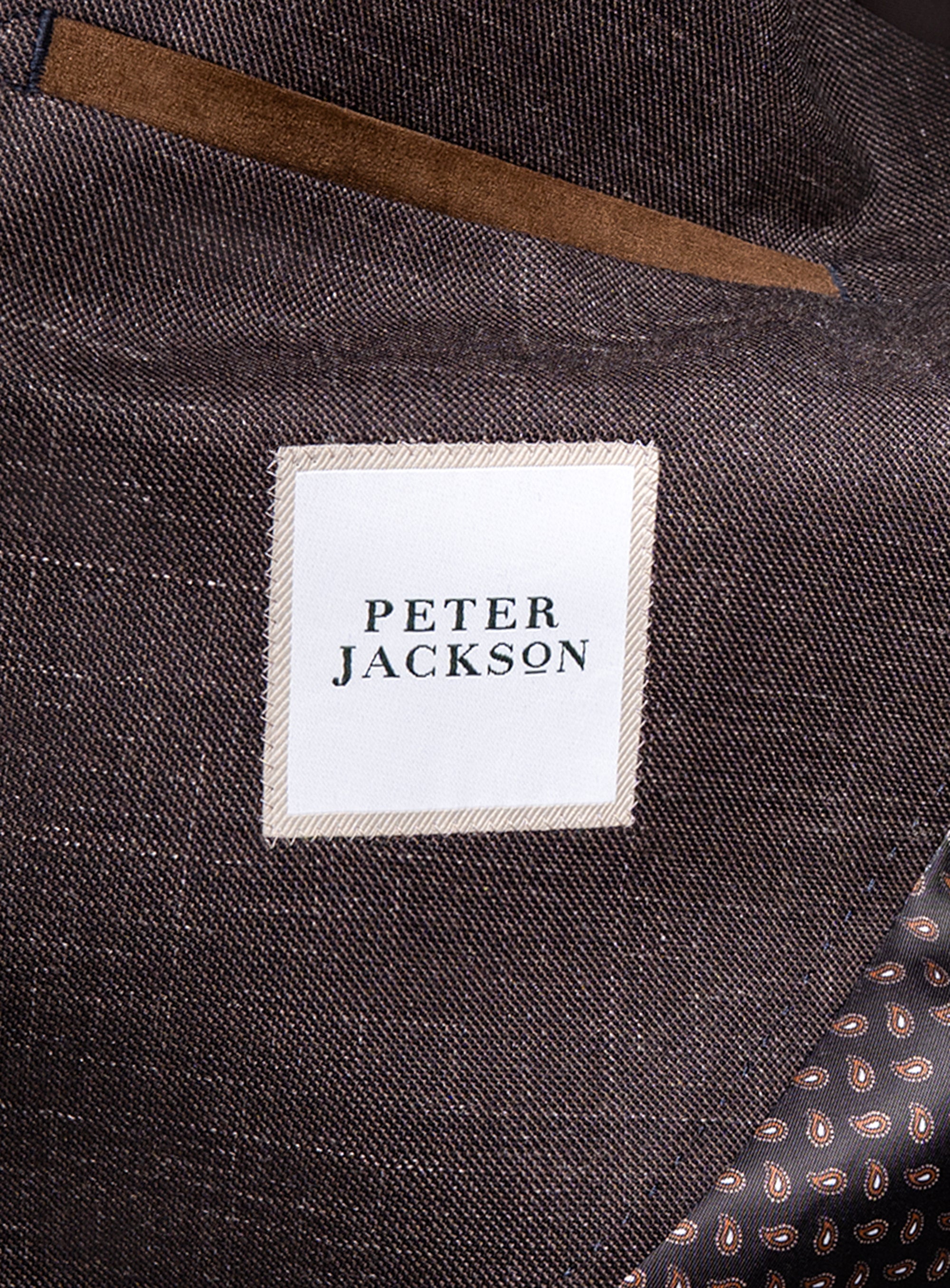 Portici Chocolate Brown Mouliné Jacket