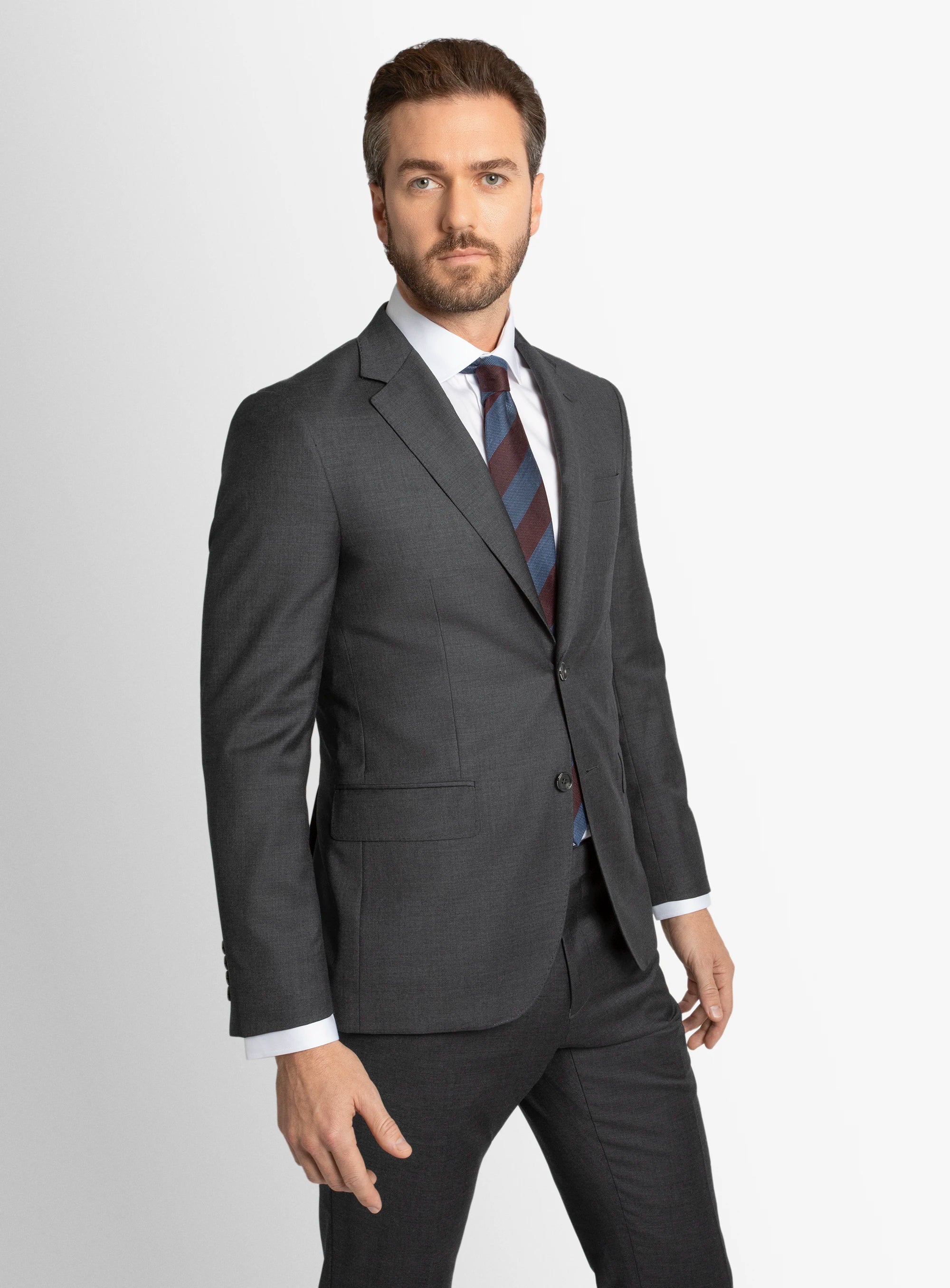 Morgan Grey Twill Weave Jacket