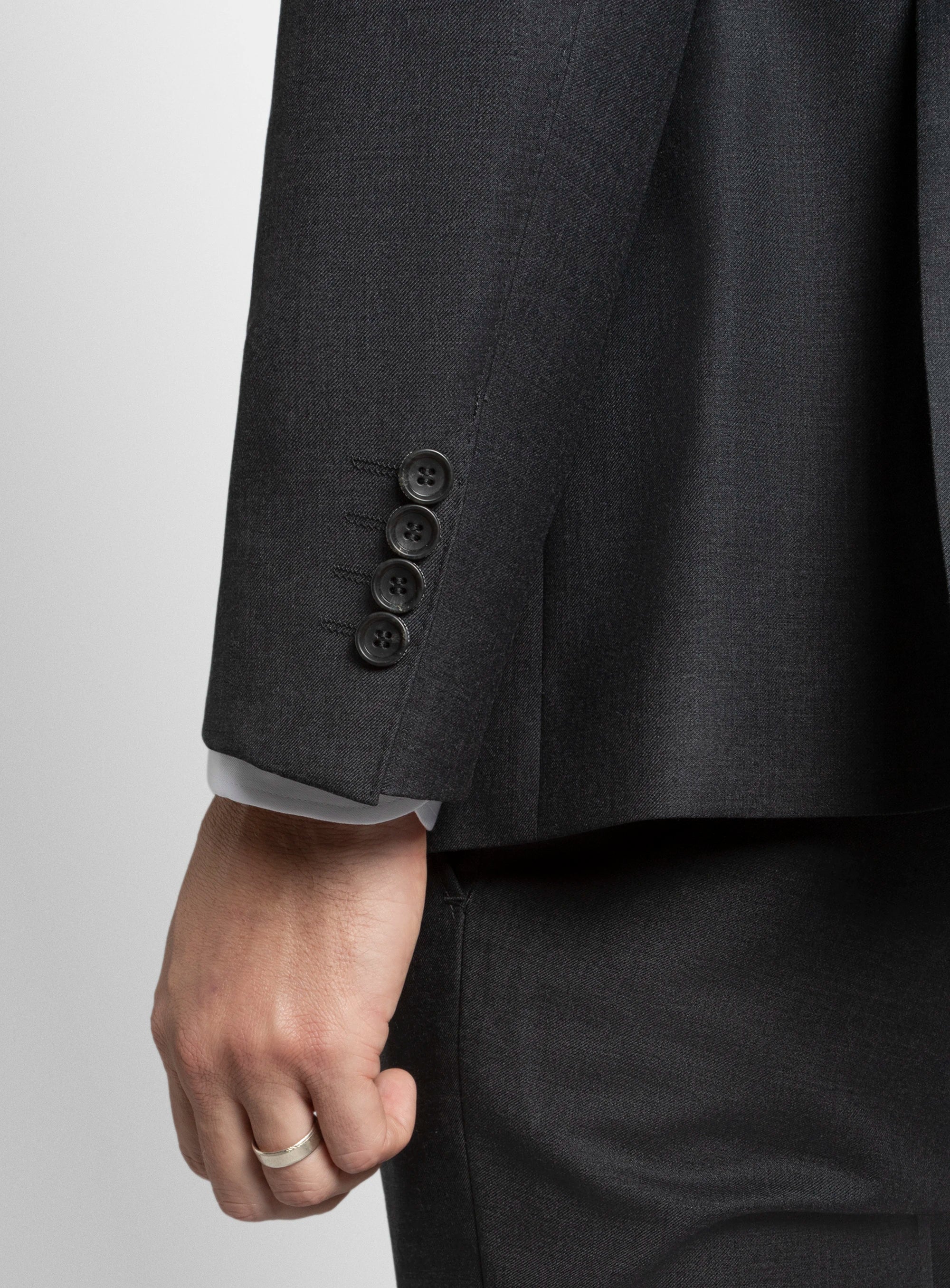 Morgan Grey Twill Weave Jacket