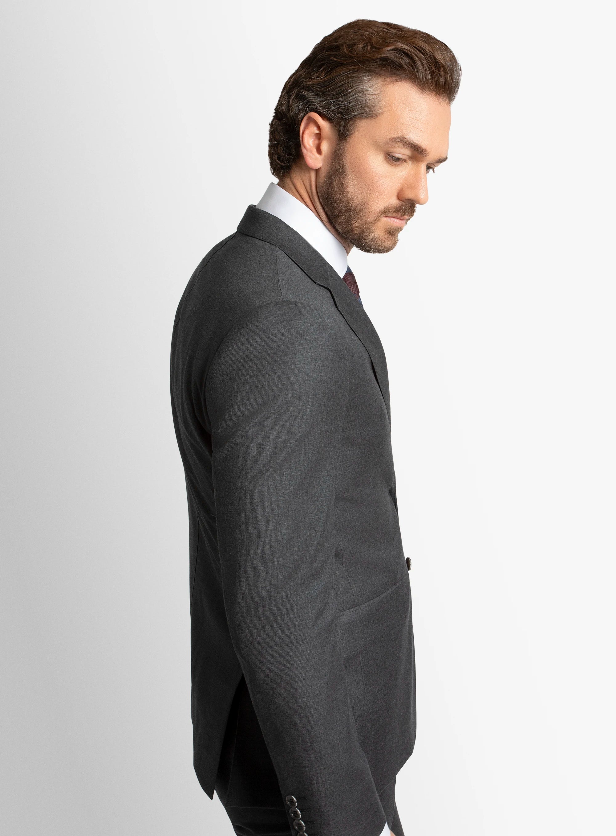 Morgan Grey Twill Weave Jacket
