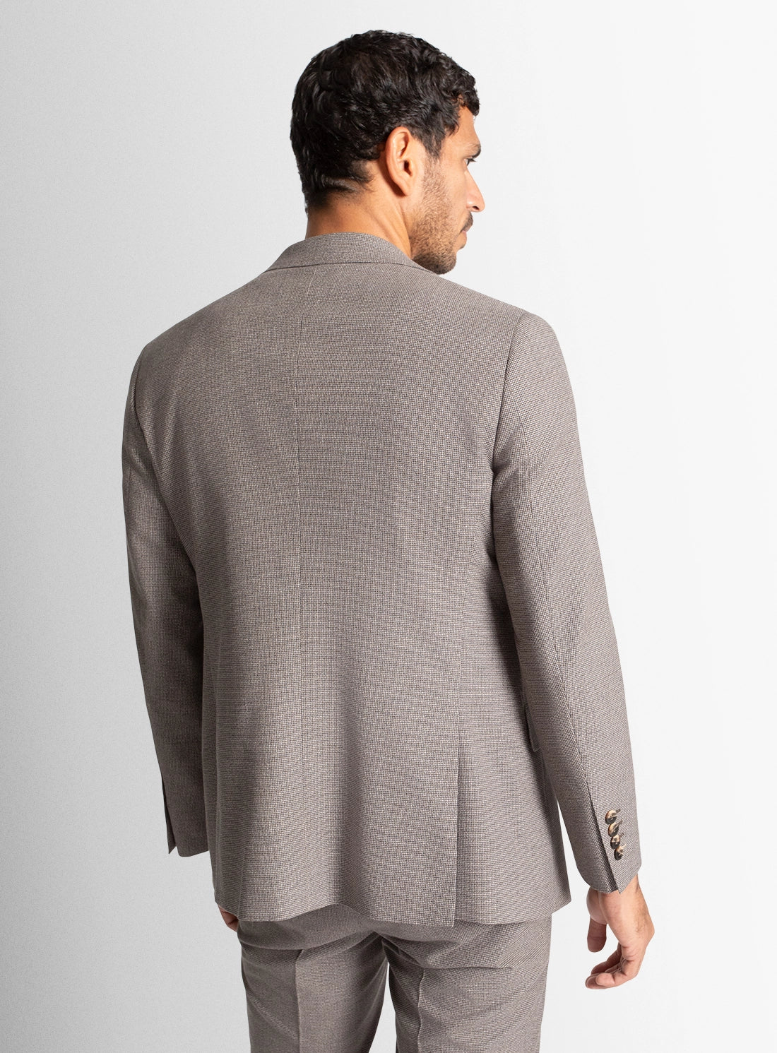 Men blazer grey wool