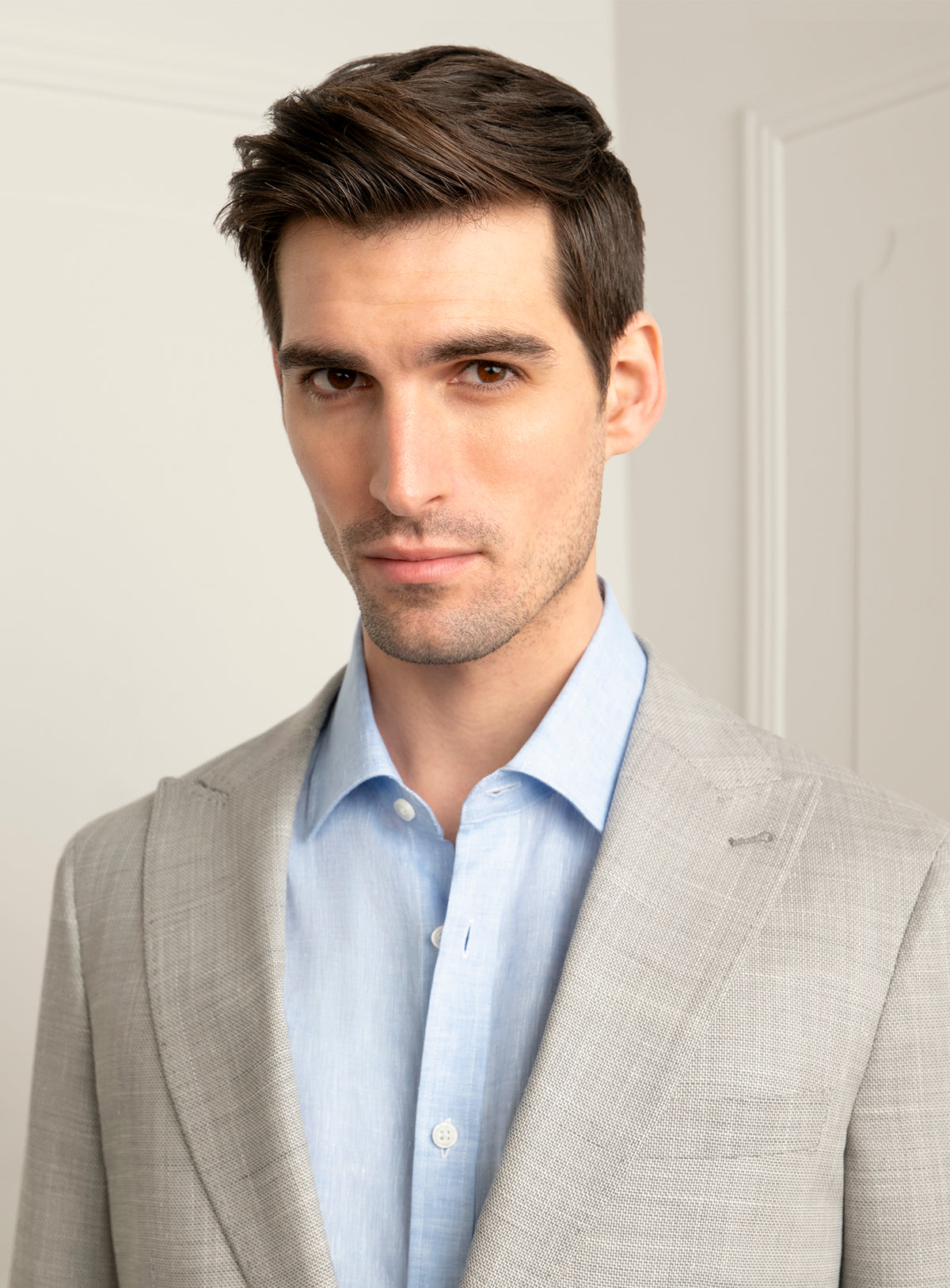 Portici Stepped Weave Grey Sport Jacket