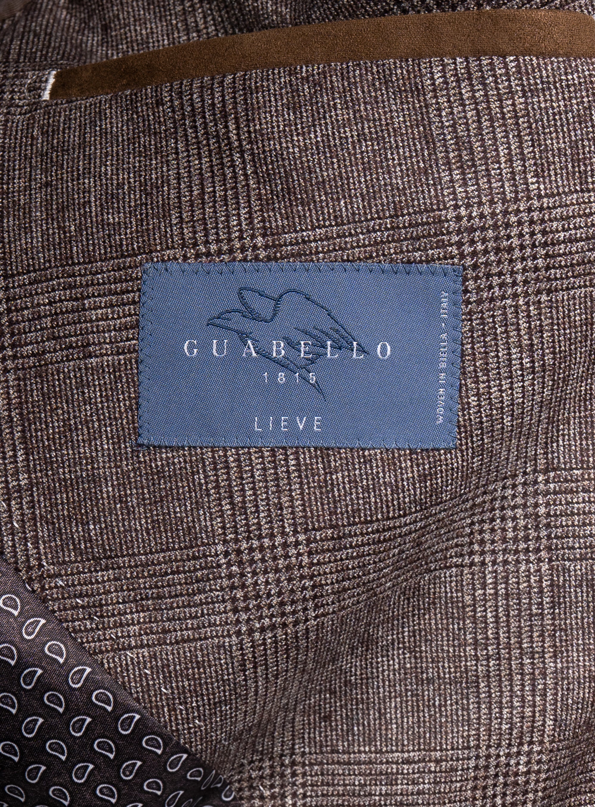 Portici Chocolate Brown Check Jacket