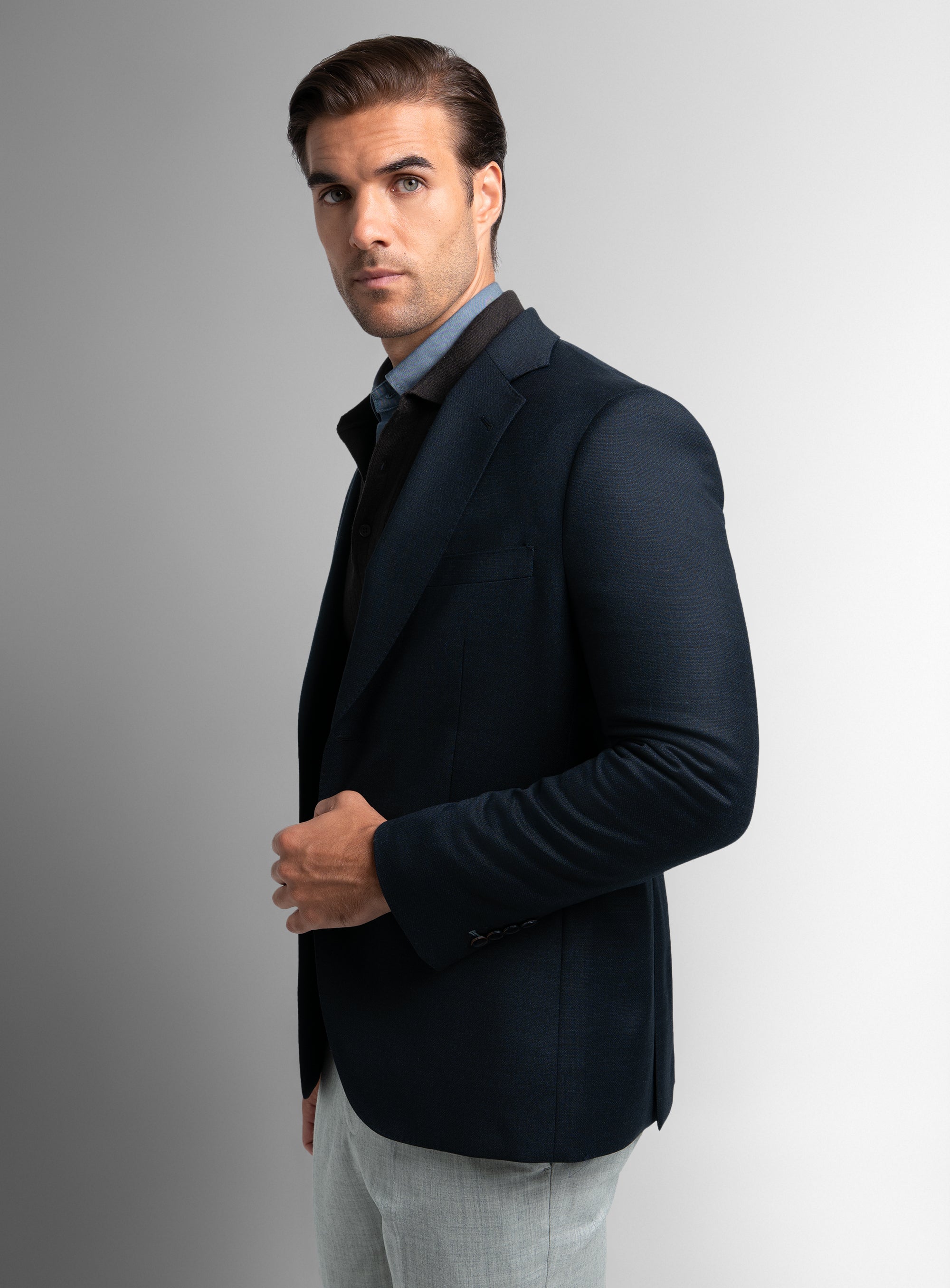 Vito Micro Navy Sport Jacket