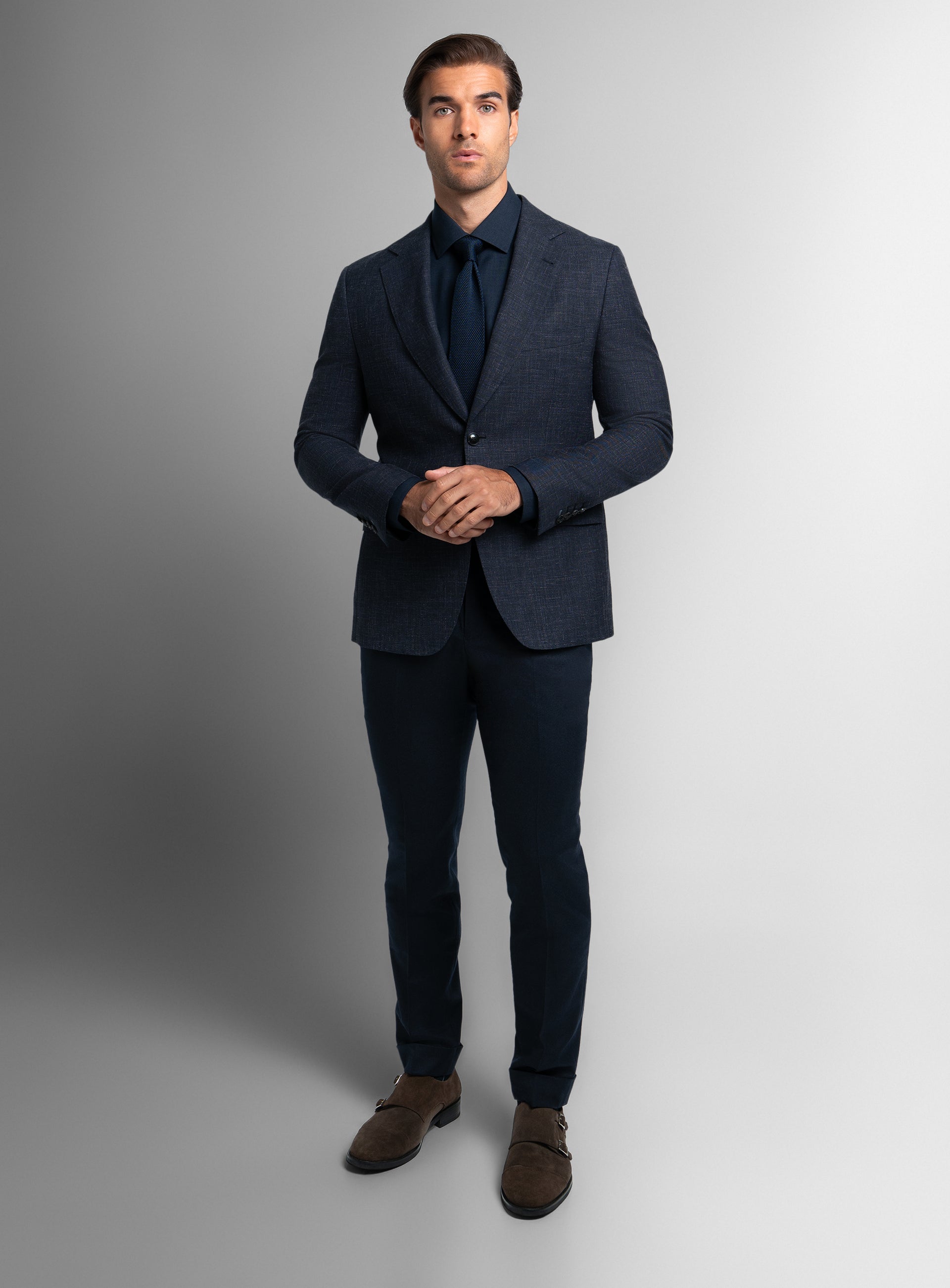 Vito Basketweave Navy Sport Jacket