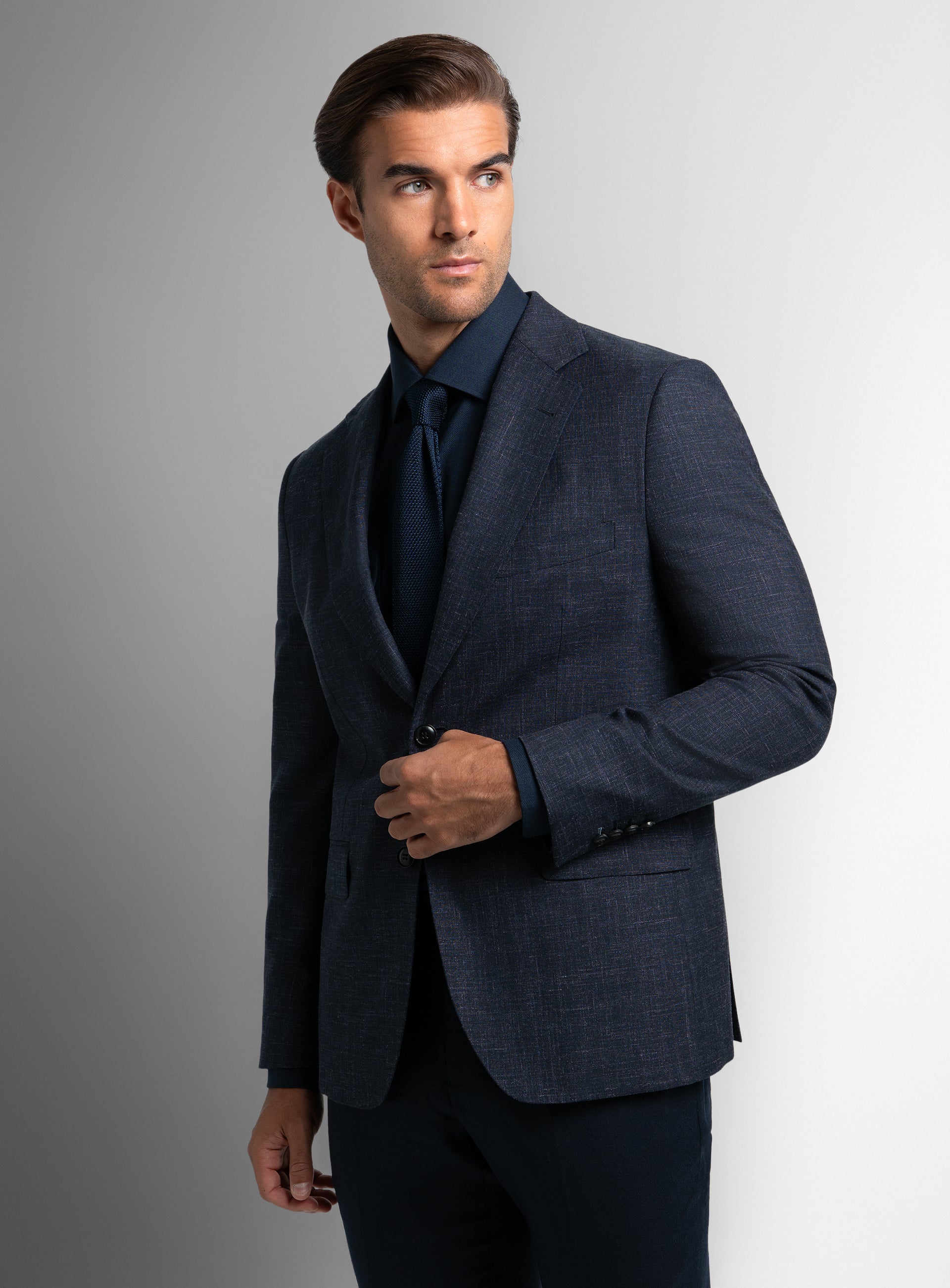 Vito Basketweave Navy Sport Jacket