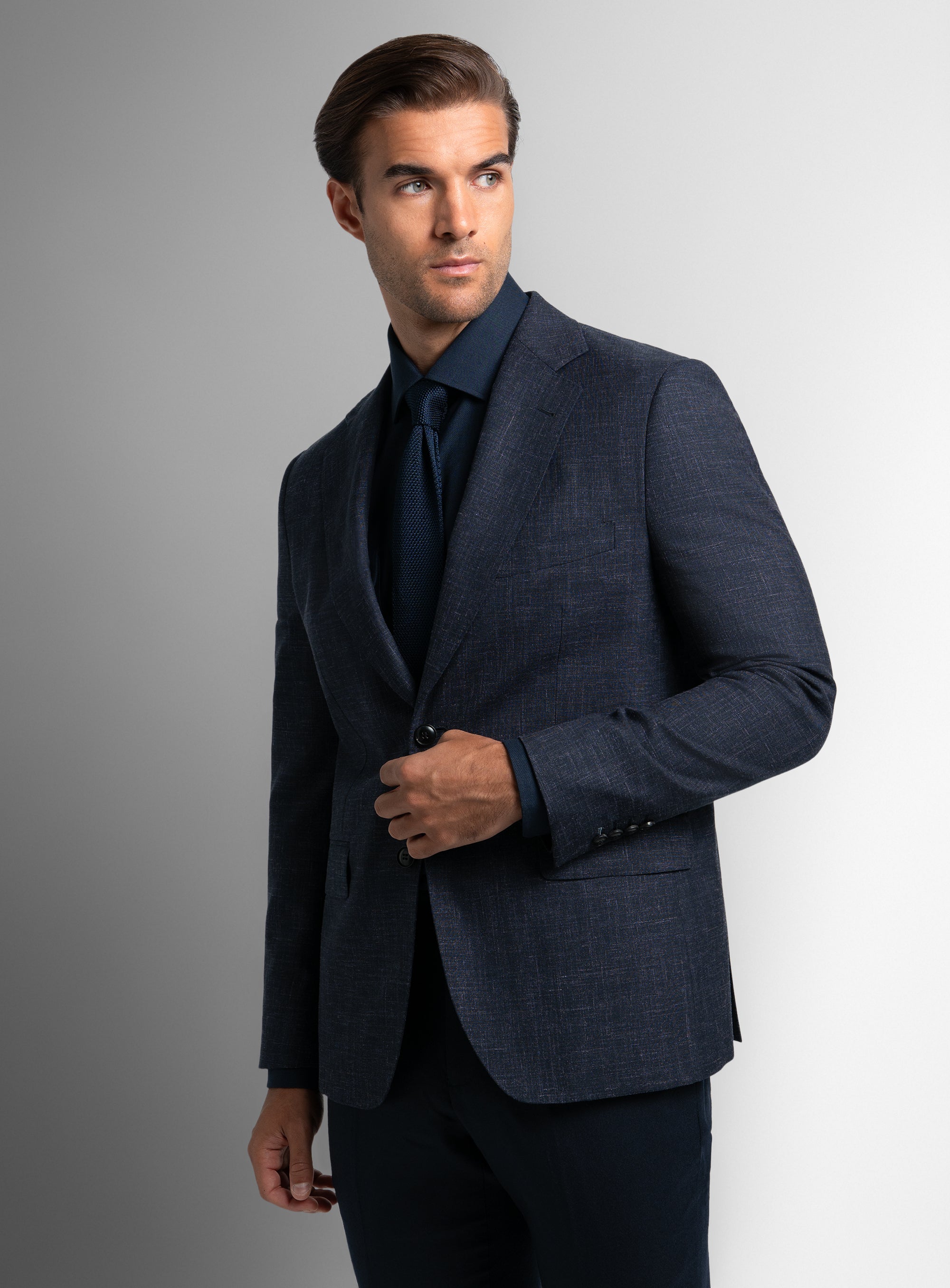 Vito Basketweave Navy Sport Jacket