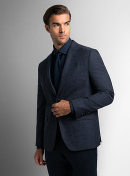 Vito Basketweave Navy Sport Jacket