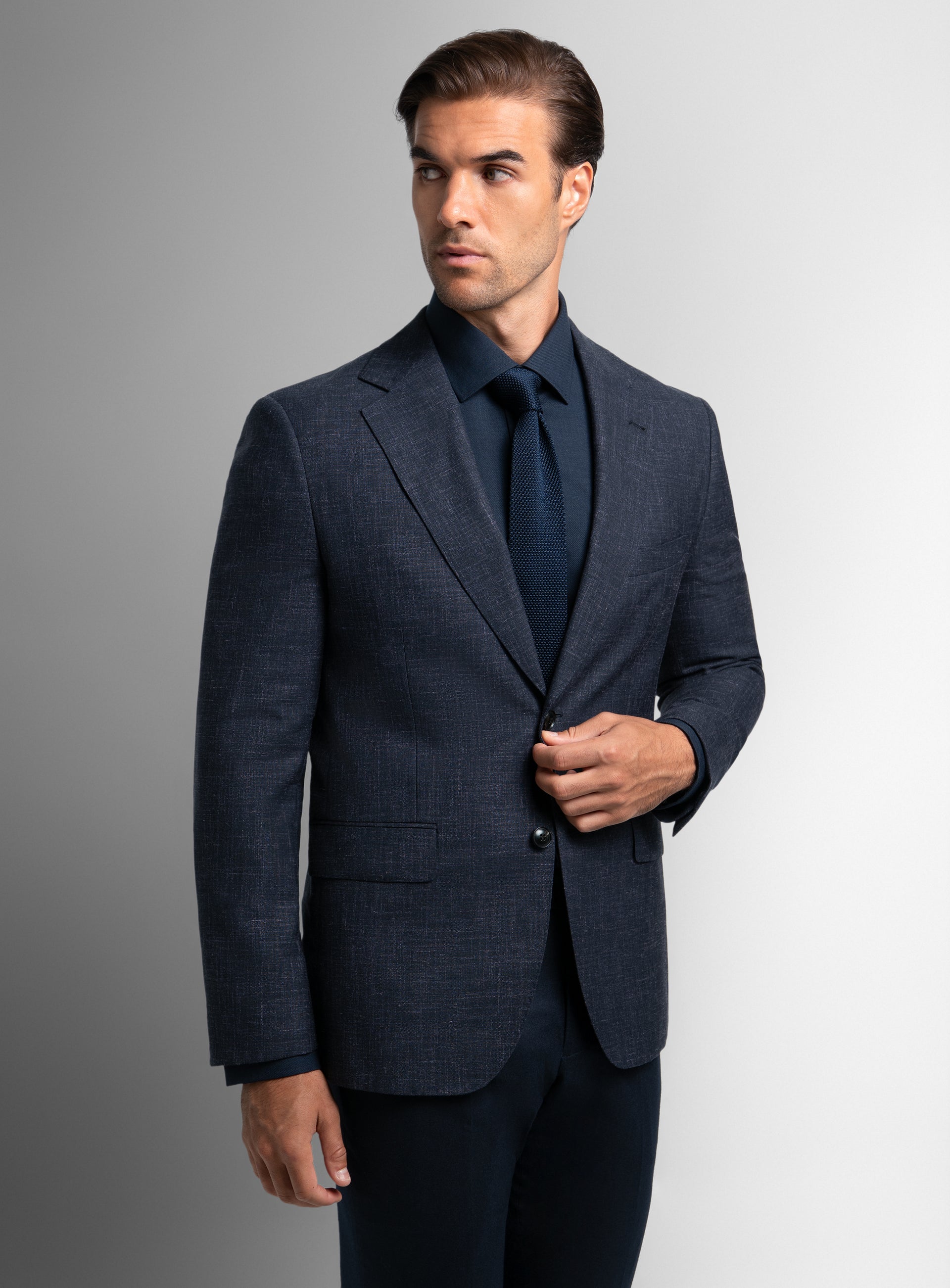 Vito Basketweave Navy Sport Jacket