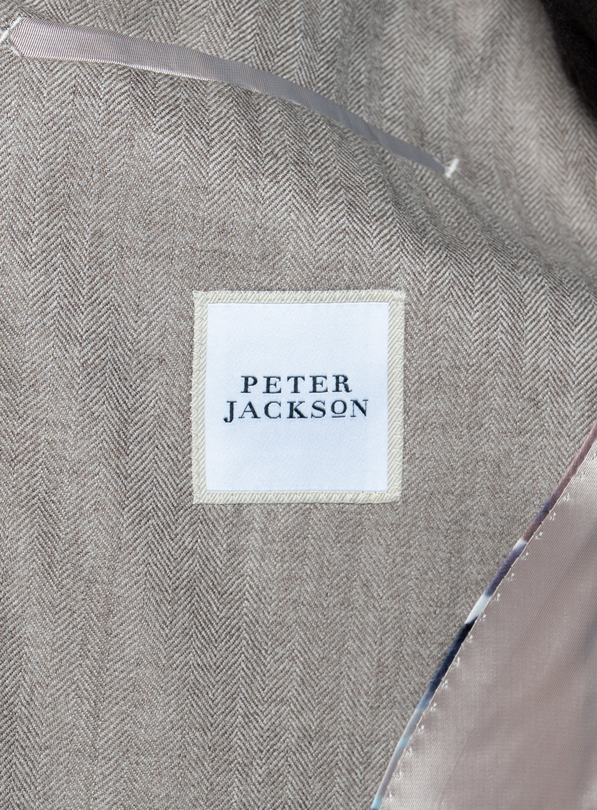 Vito Herringbone Taupe Sport Jacket
