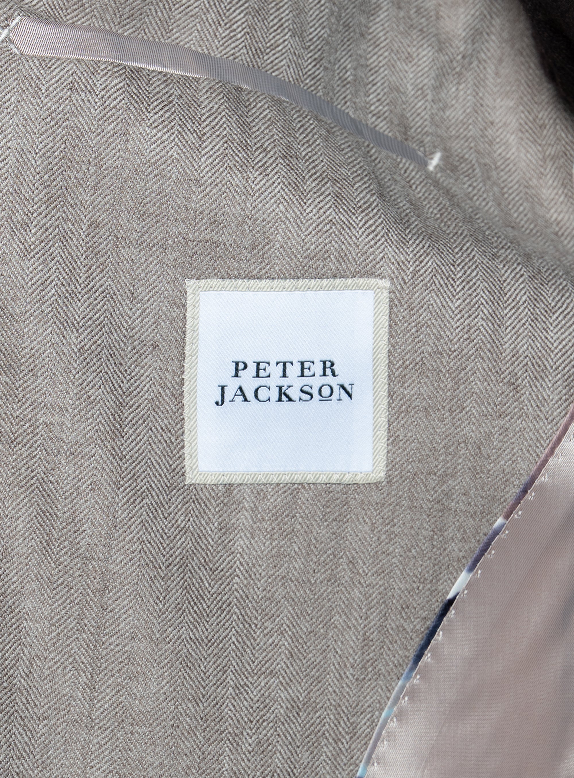 Vito Herringbone Taupe Sport Jacket
