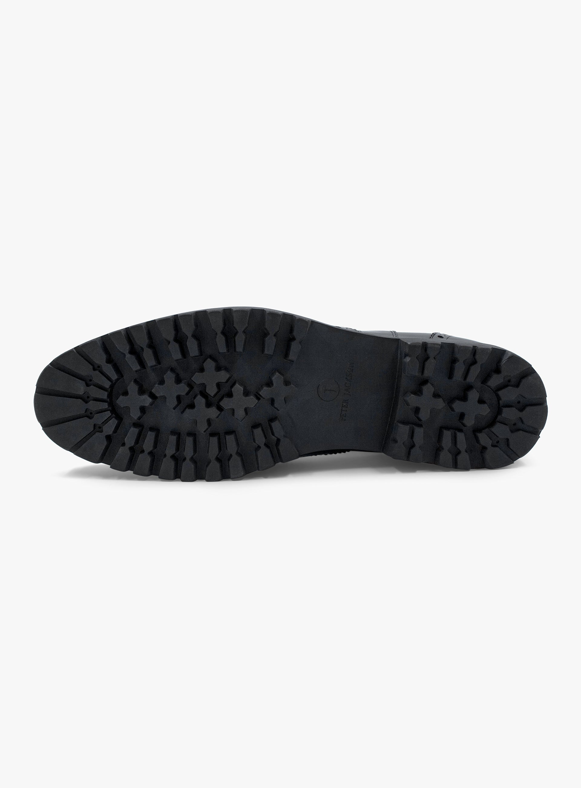 Soles on the Corenzo Brogue Black Chelsea Boot