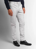 Brera Cotton Ash Grey Chino Pants