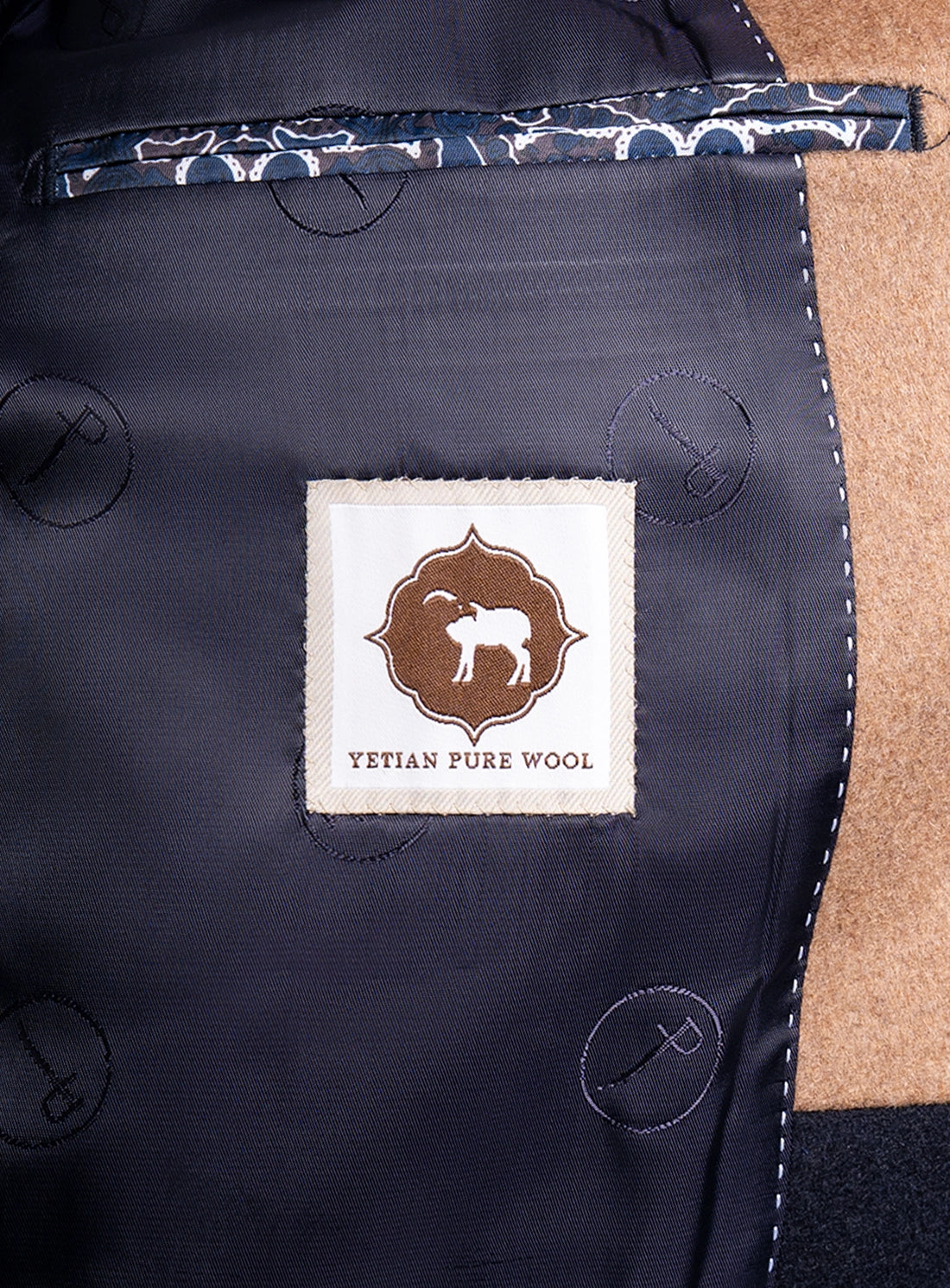 Signature Wool Pile Camel Brown Coat