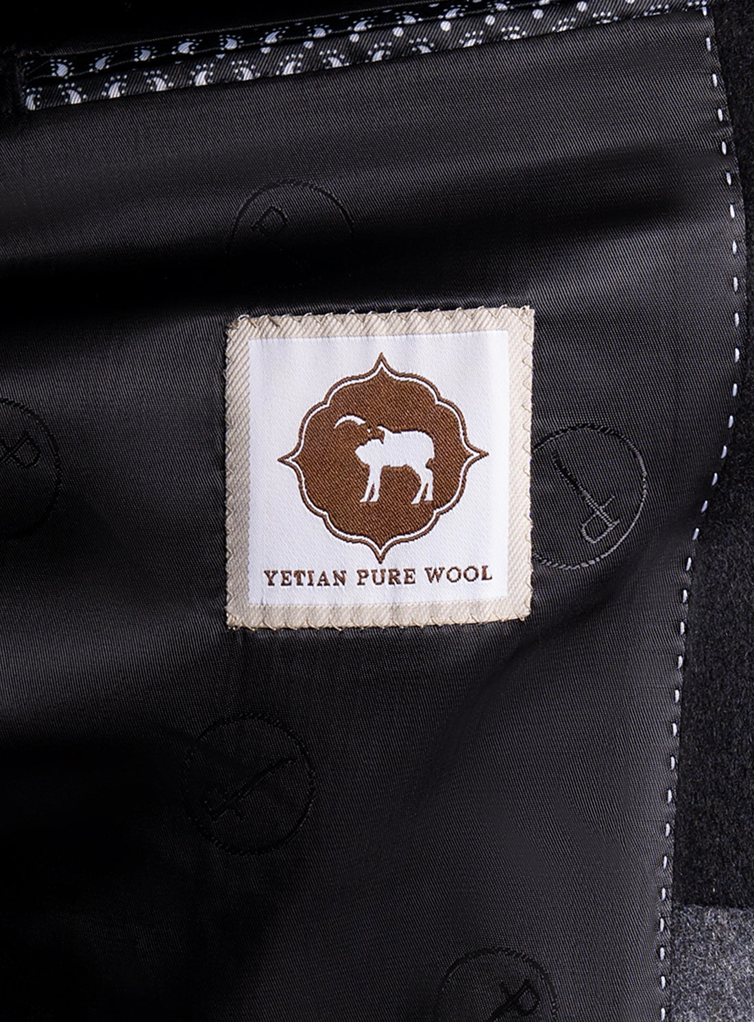 Signature Wool Pile Black Coat