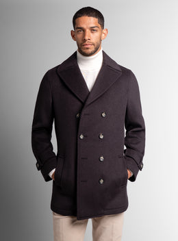 Bridge Chocolate Brown Peacoat