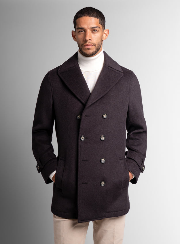 The Bridge Chocolate Brown Peacoat