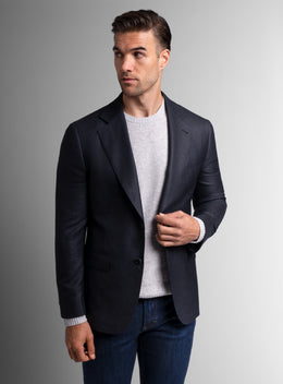 Vito Twill Black Sport Jacket