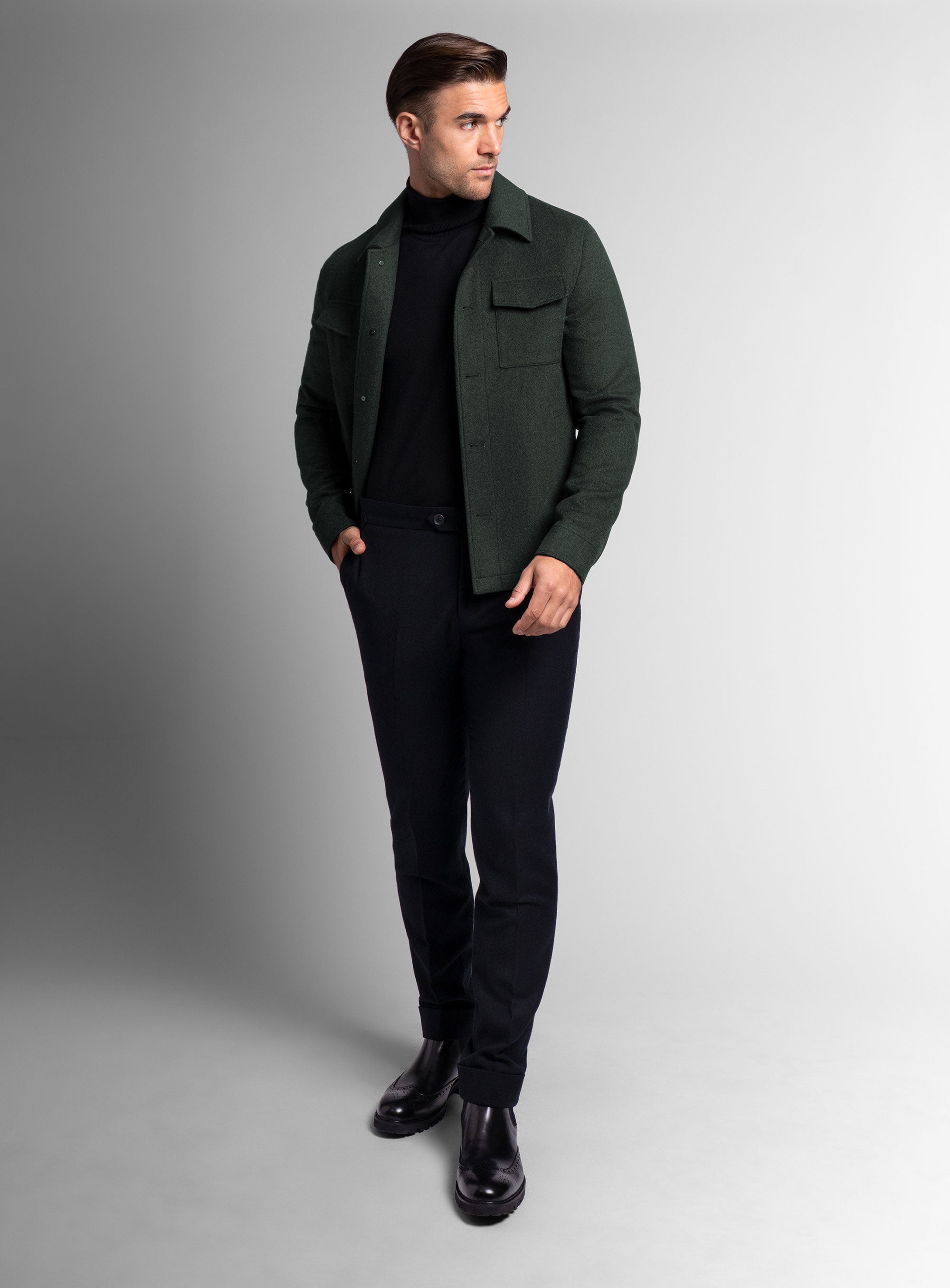 Orlando Forest Green Jacket | Peter Jackson