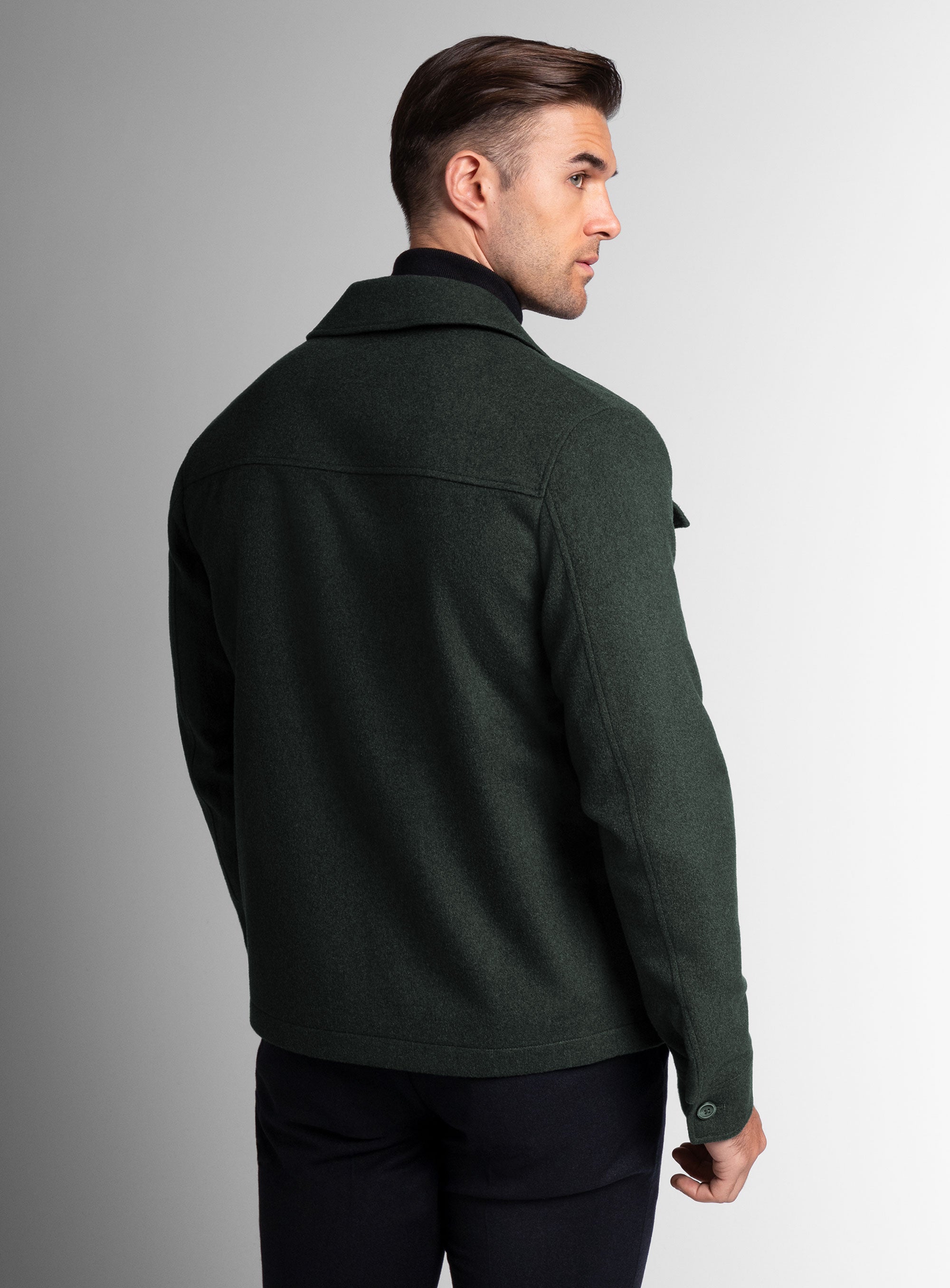 Orlando Forest Green Jacket | Peter Jackson