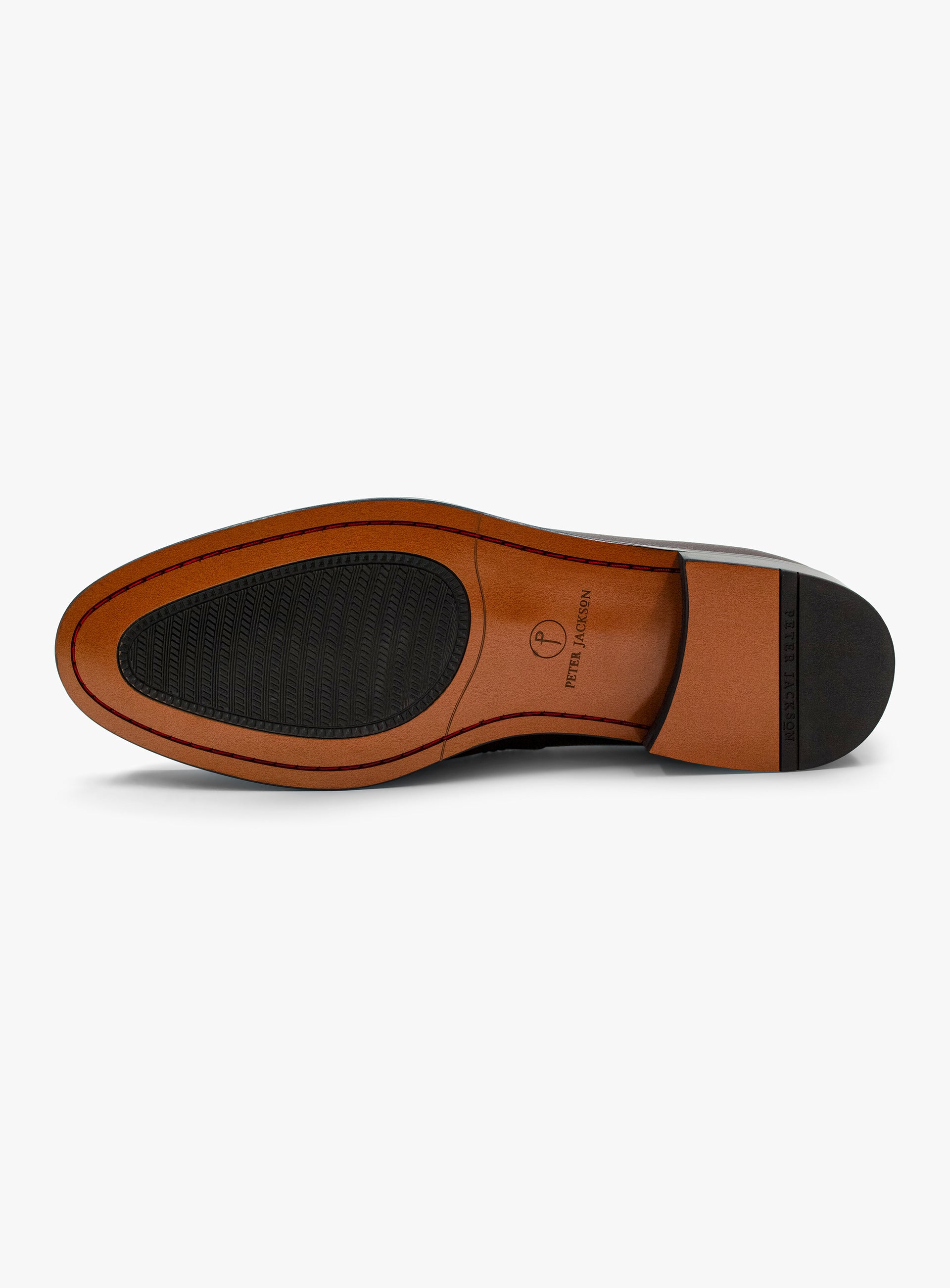 Soles on the Verdi Tassel Brown Loafer 