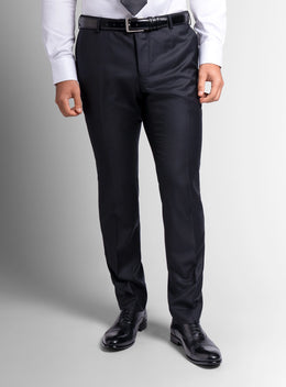 Signature Twill Black Suit Trousers