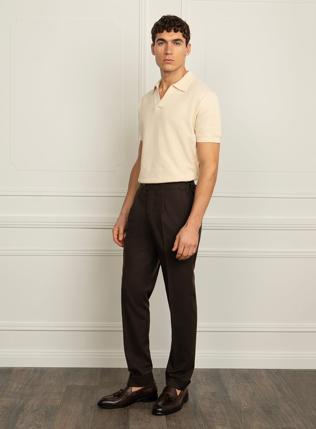 Siena Cav Twill Brown Trousers