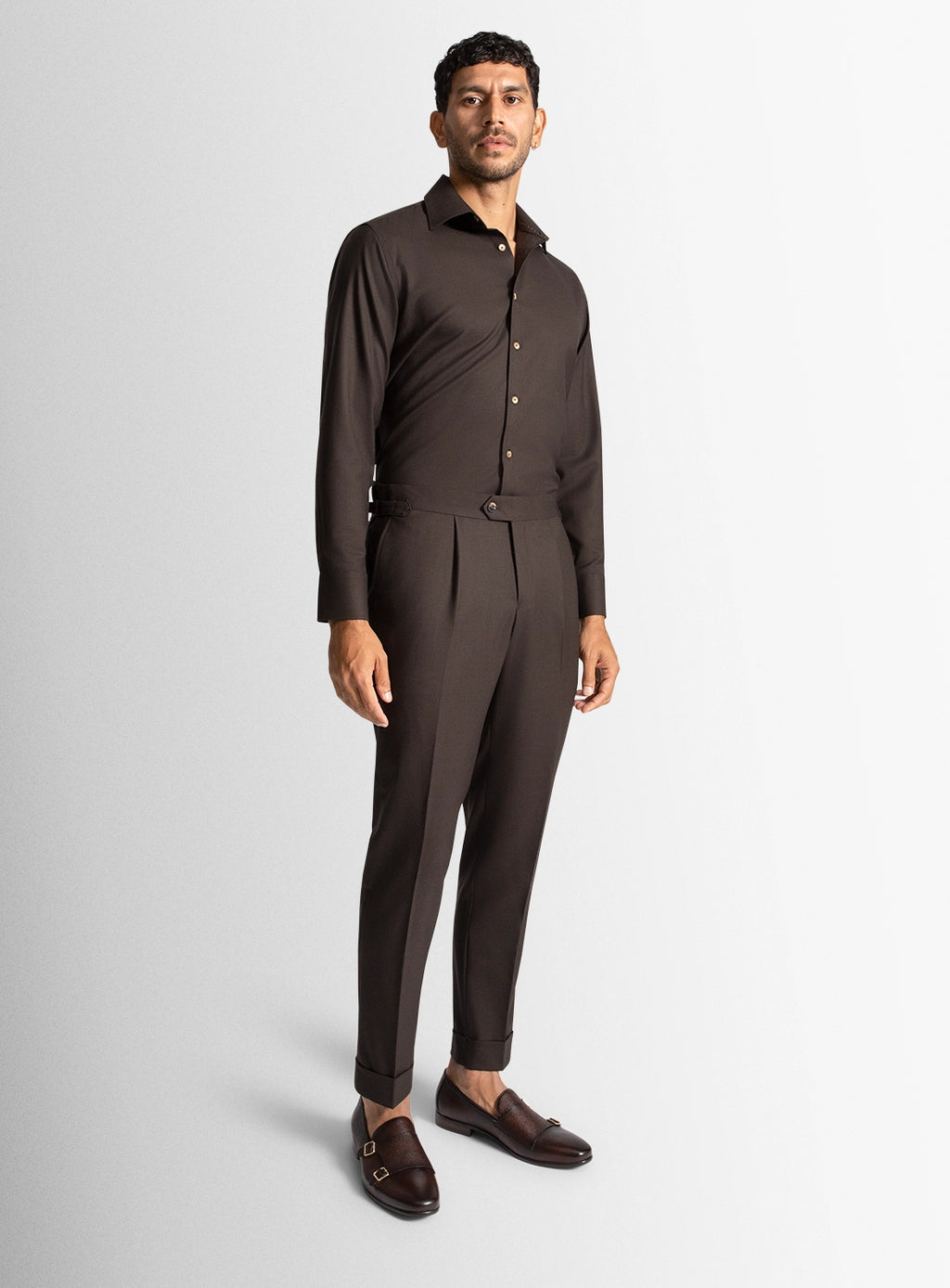 Sienna Chocolate Brown Trousers