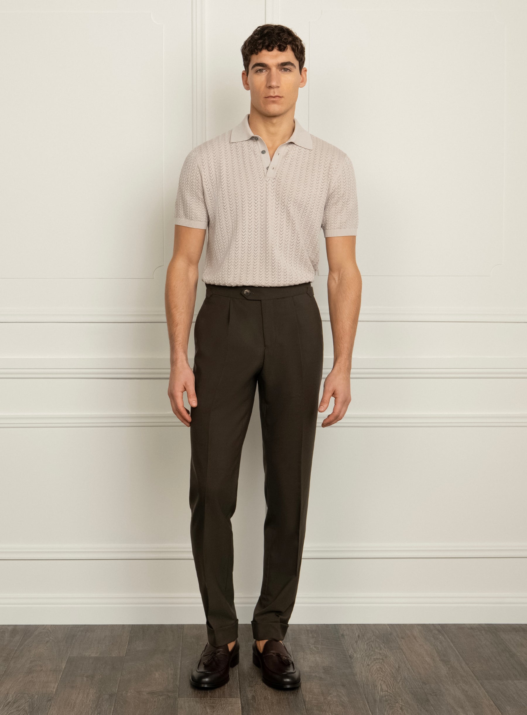 Siena Cav Twill Olive Green Trousers