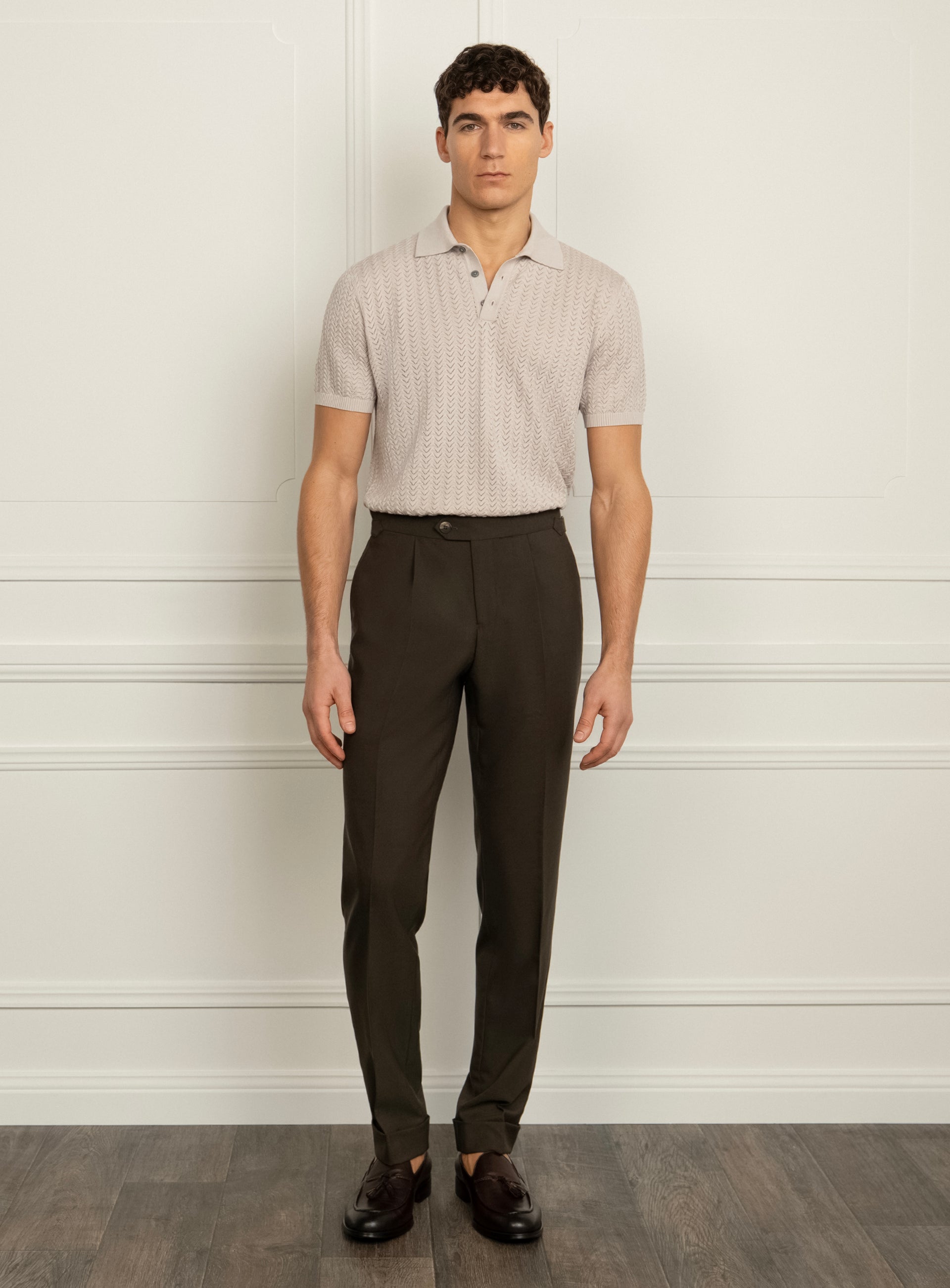 Siena Cav Twill Olive Green Trousers
