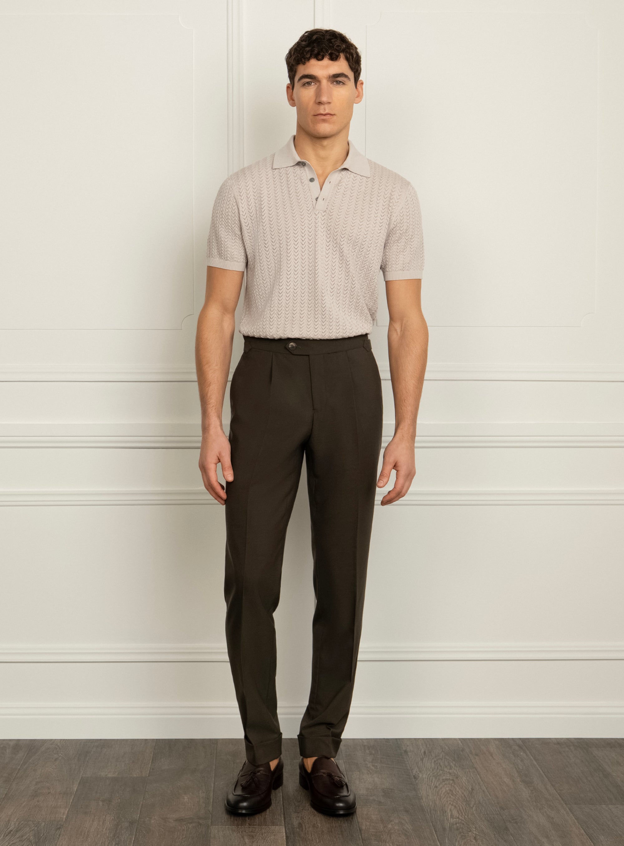Siena Cav Twill Olive Green Trousers