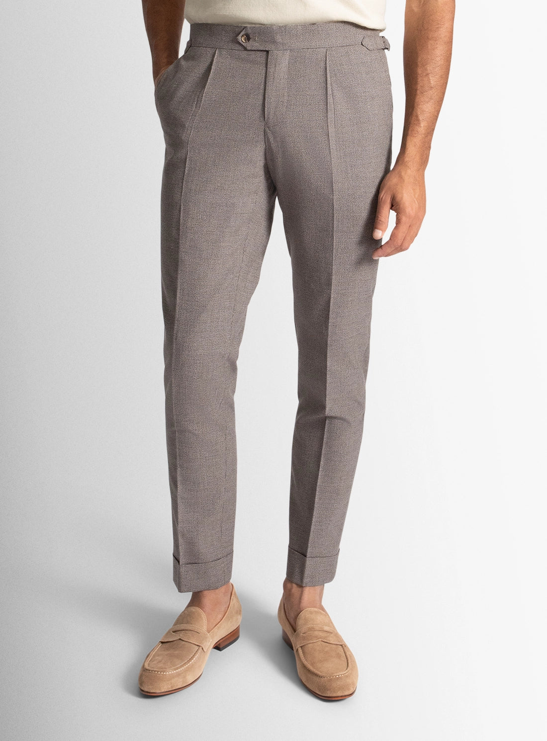 Mens pants grey wool