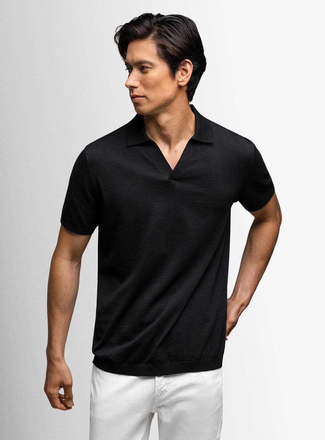 Bucco Neat Black Polo